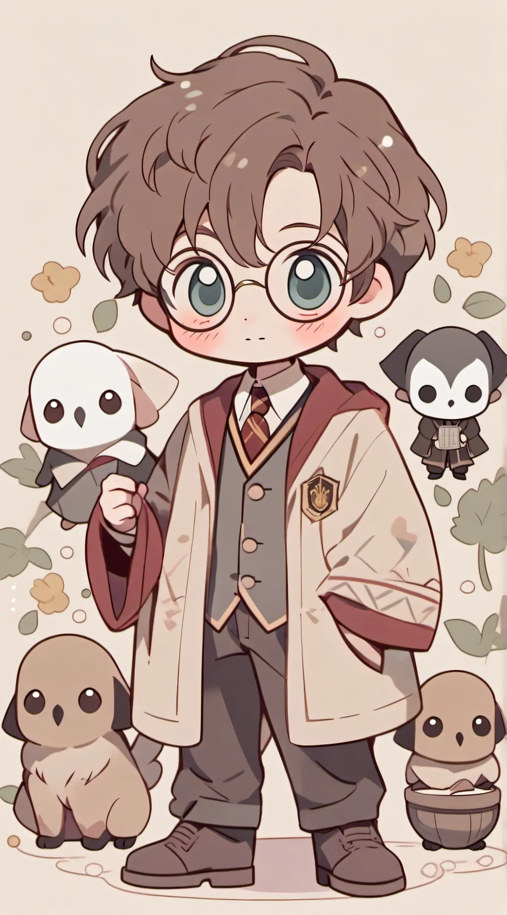 ai character: Harry Potter ⚡ background