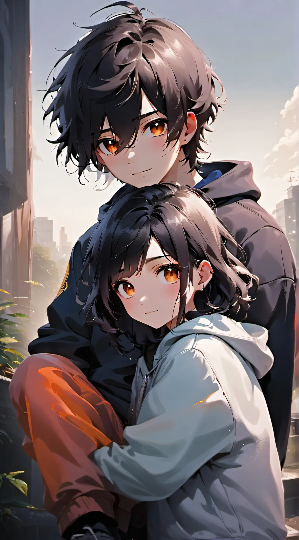 ai character: Connor and Jessica background