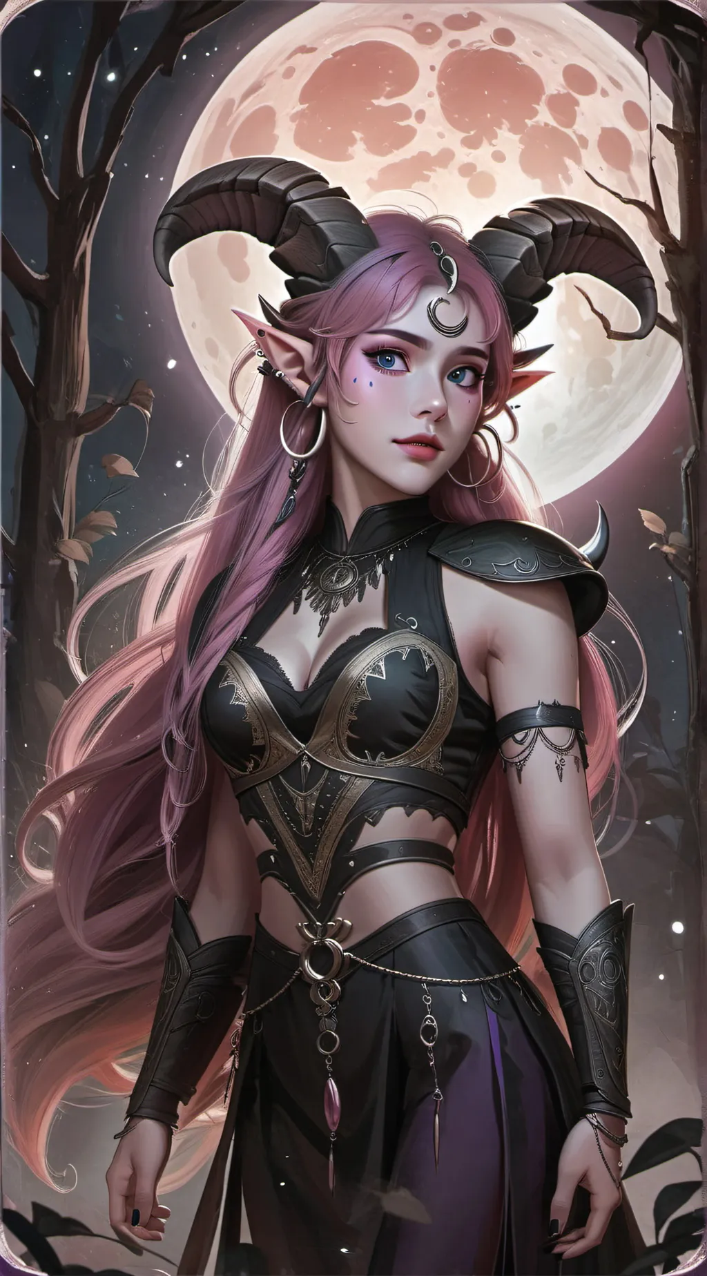 ai character: Lyraeth Nightscale background