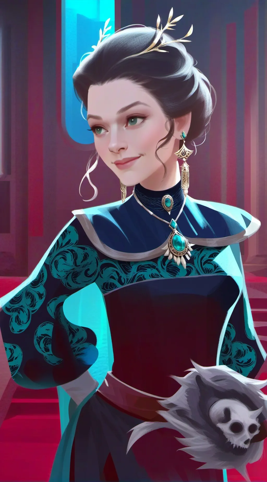 ai character: Eiko background