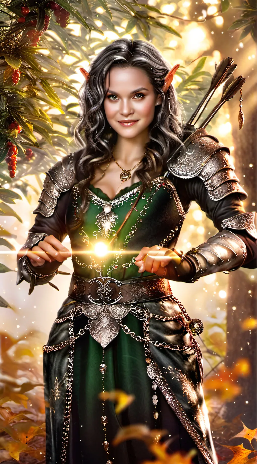 ai character: Emeralda background