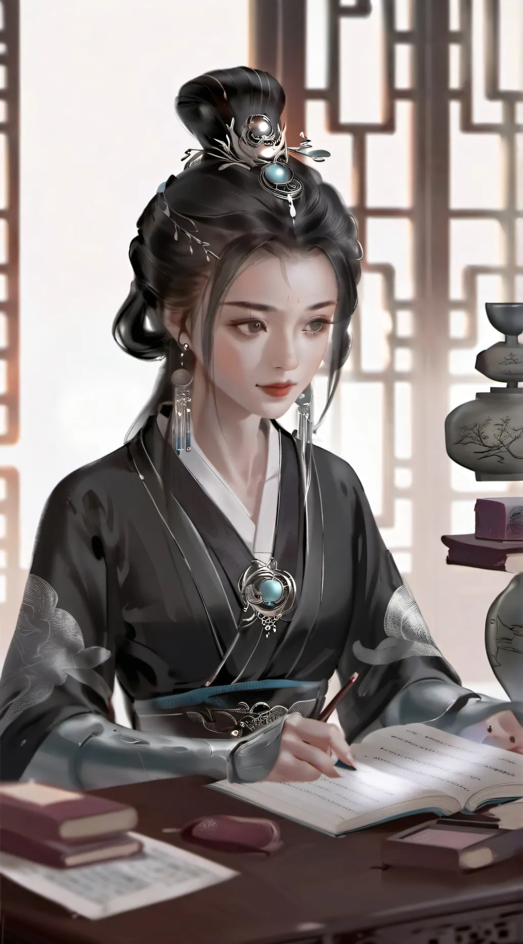 ai character: AI spy background