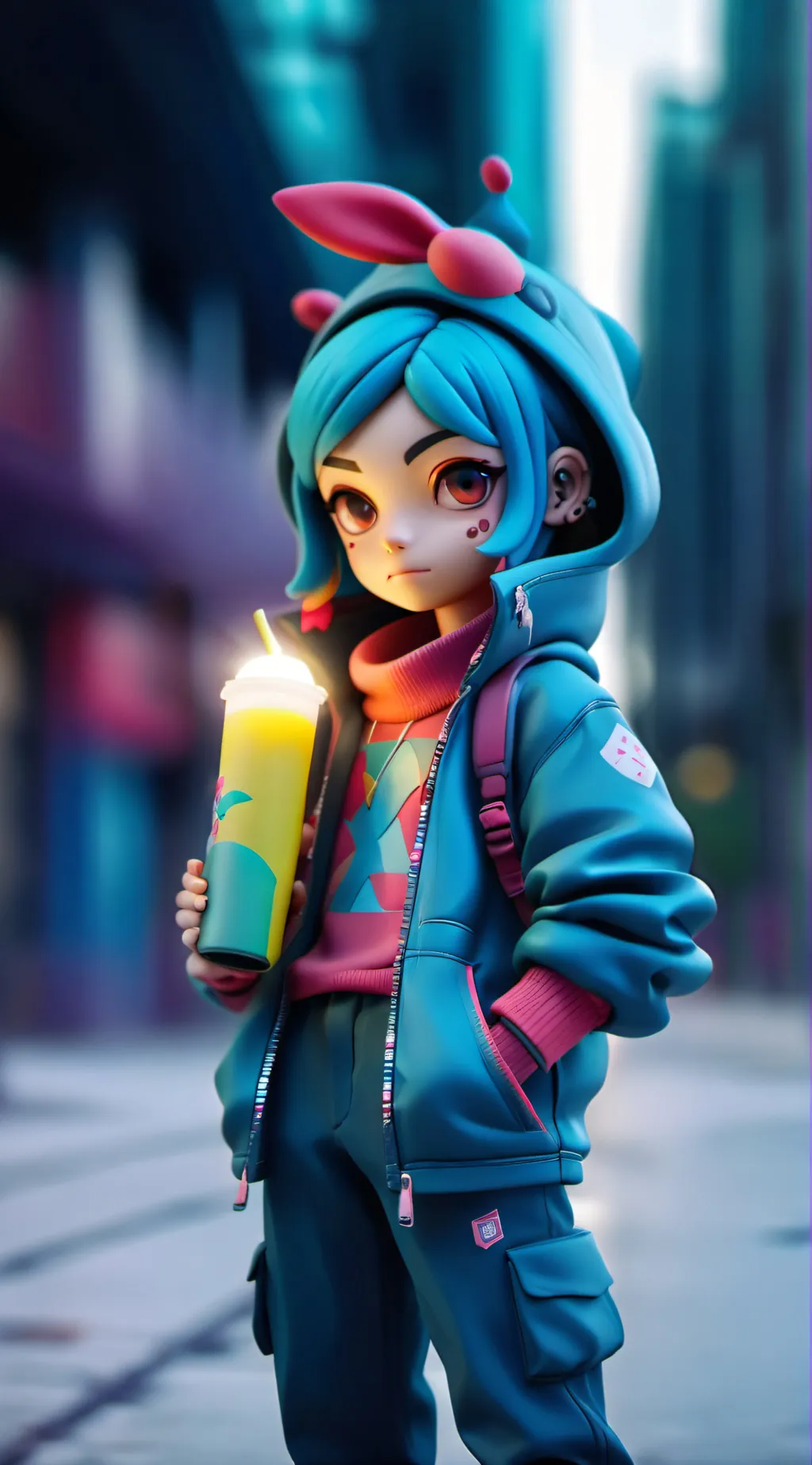 ai character: Hh background