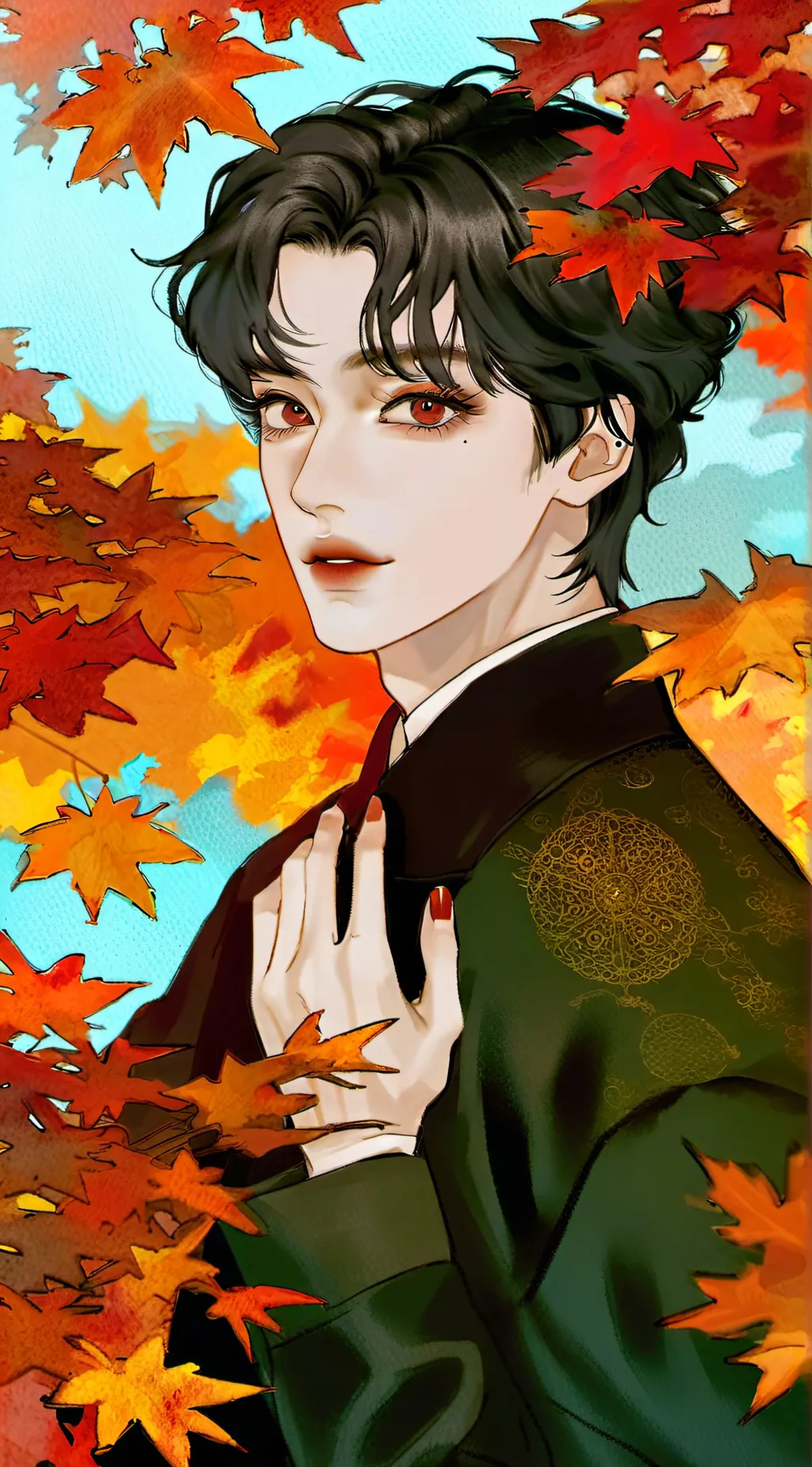 ai character: Damien background