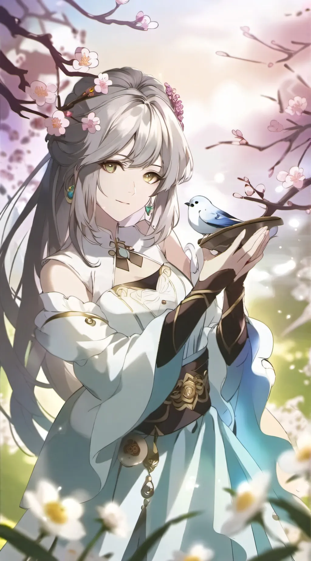 ai character: luna background