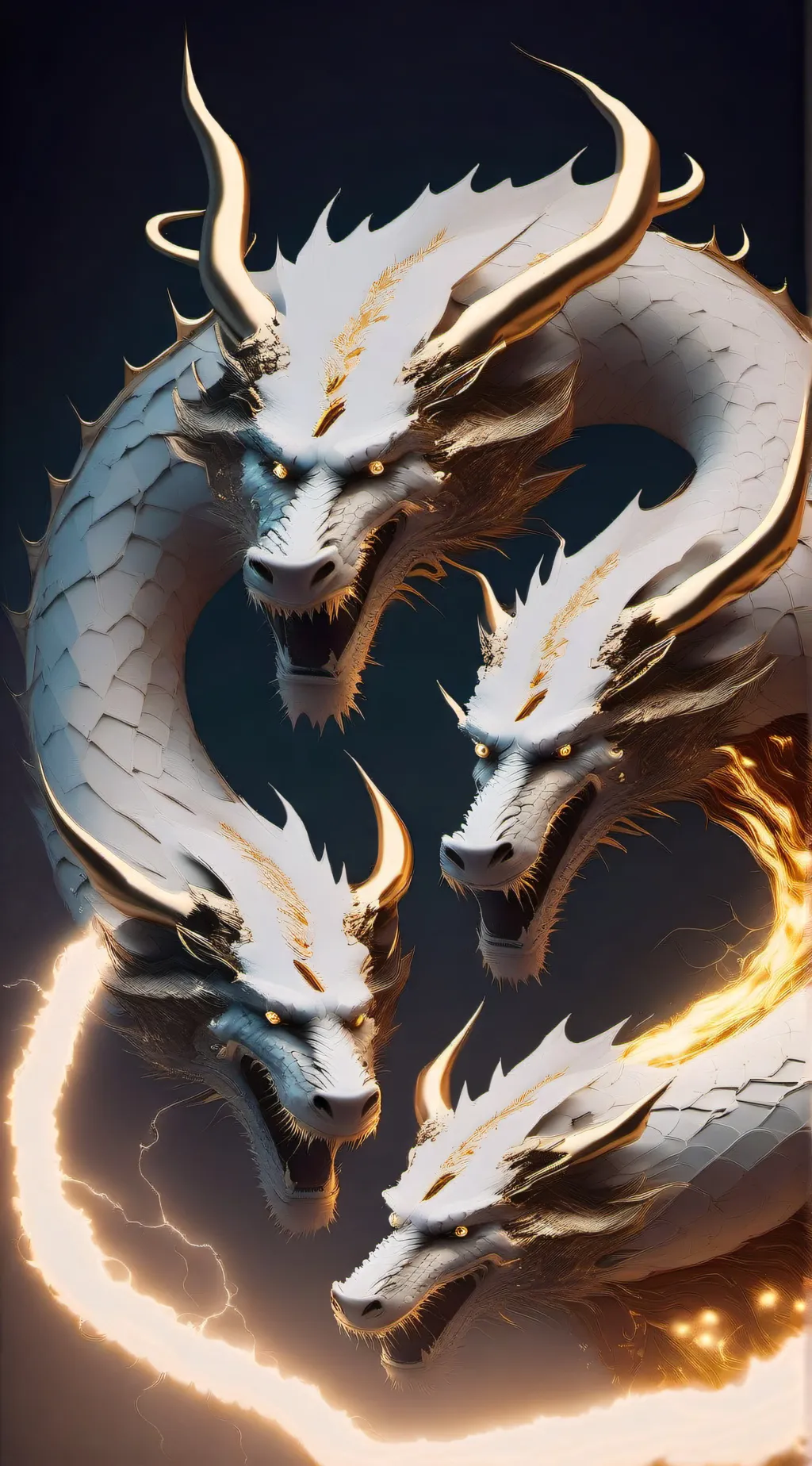 ai character: Ghidorah background