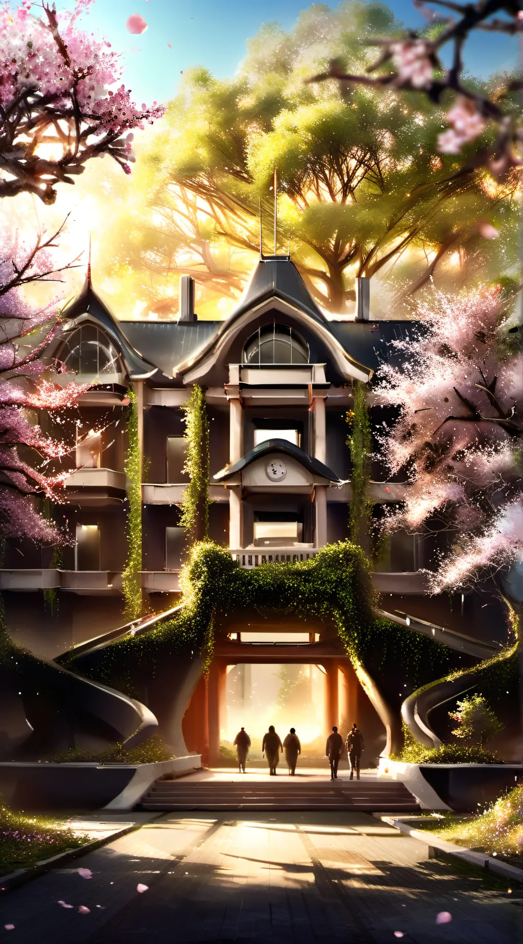 ai character: Baka and Test. background