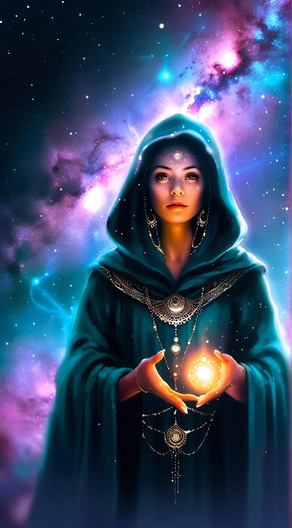 ai character: Ayshama  background