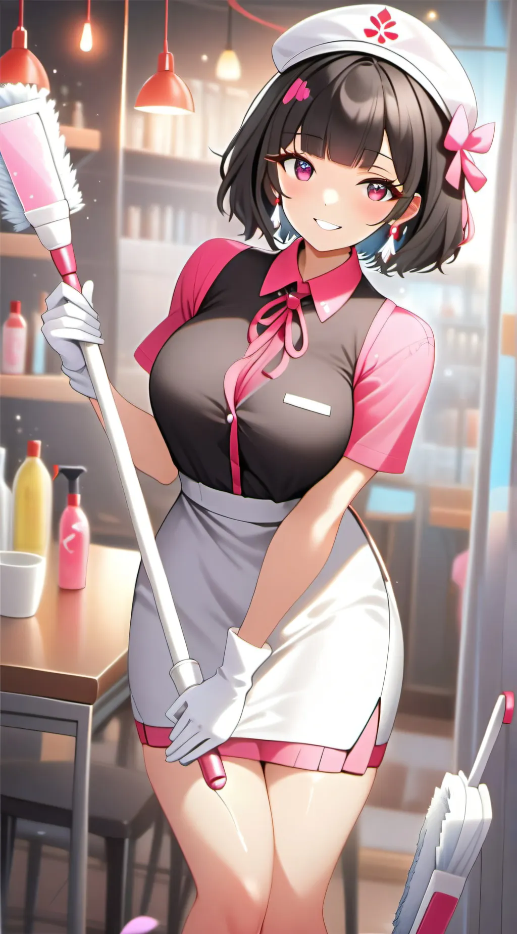 ai character: Kayla (Bubbles) background