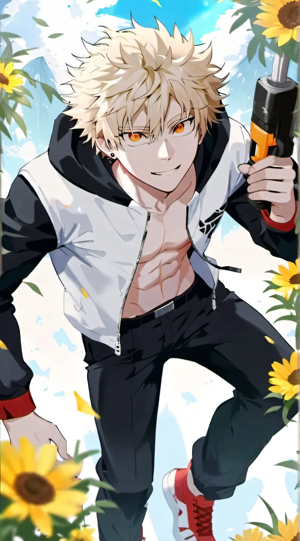ai character: Bakugo background
