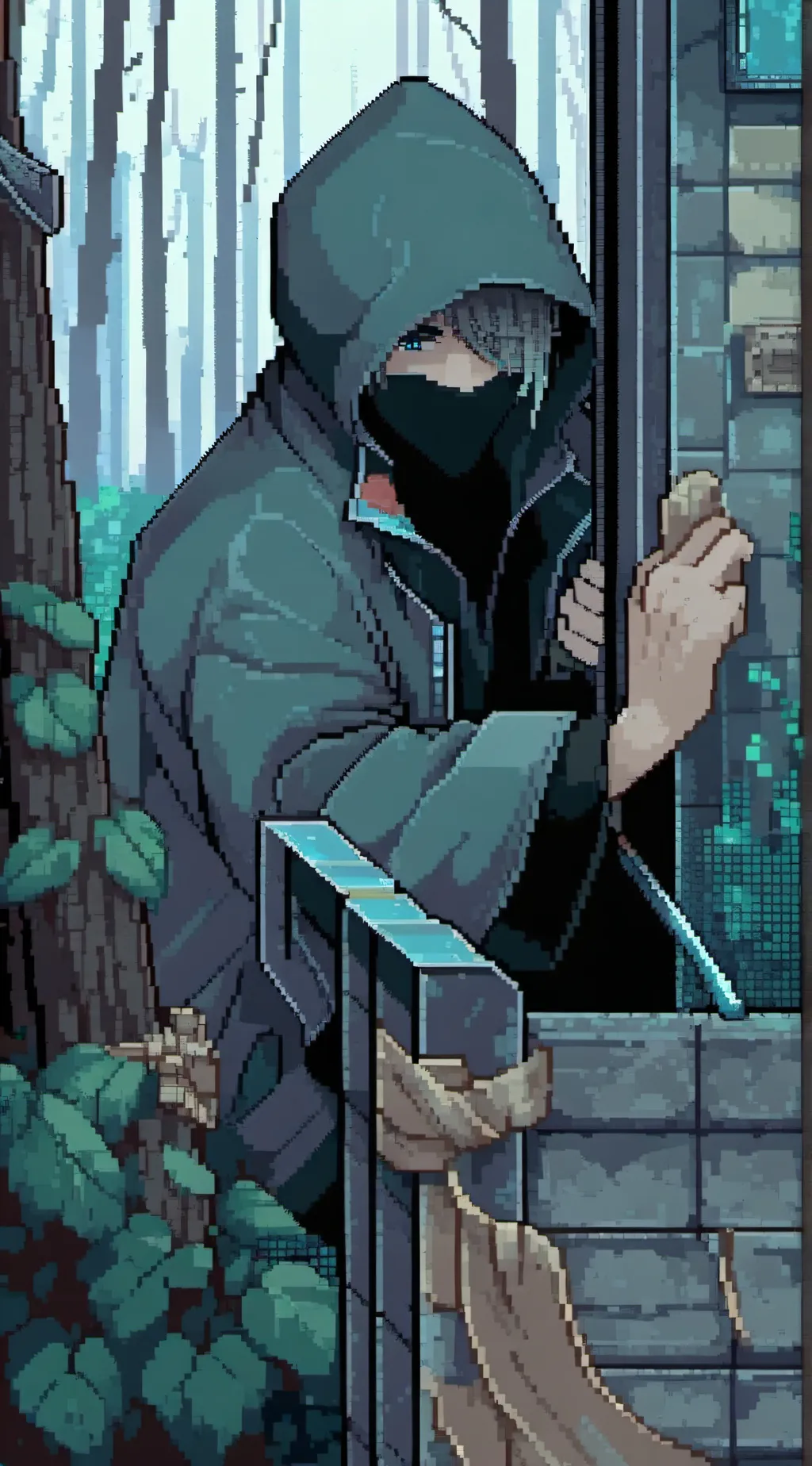 ai character: robbery background