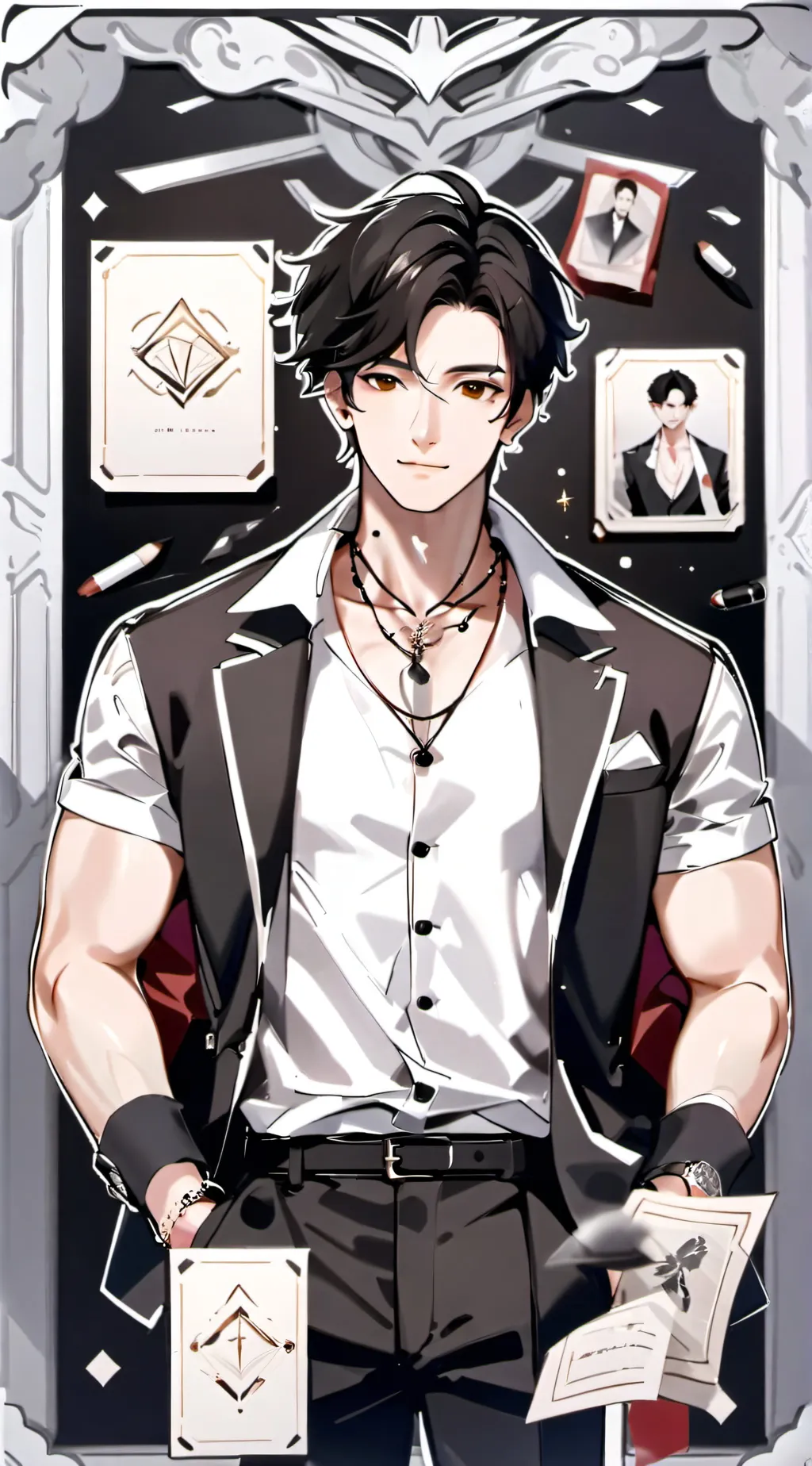 ai character: kim background