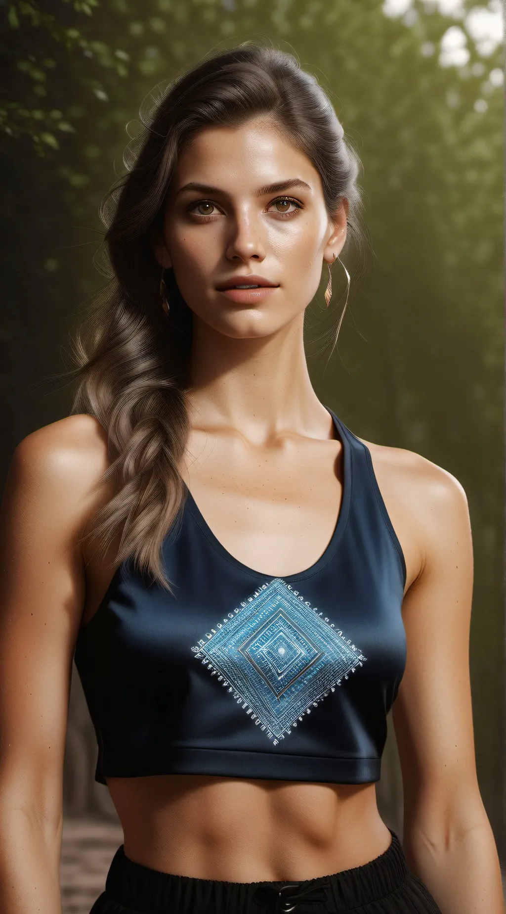 ai character: Atenea  background