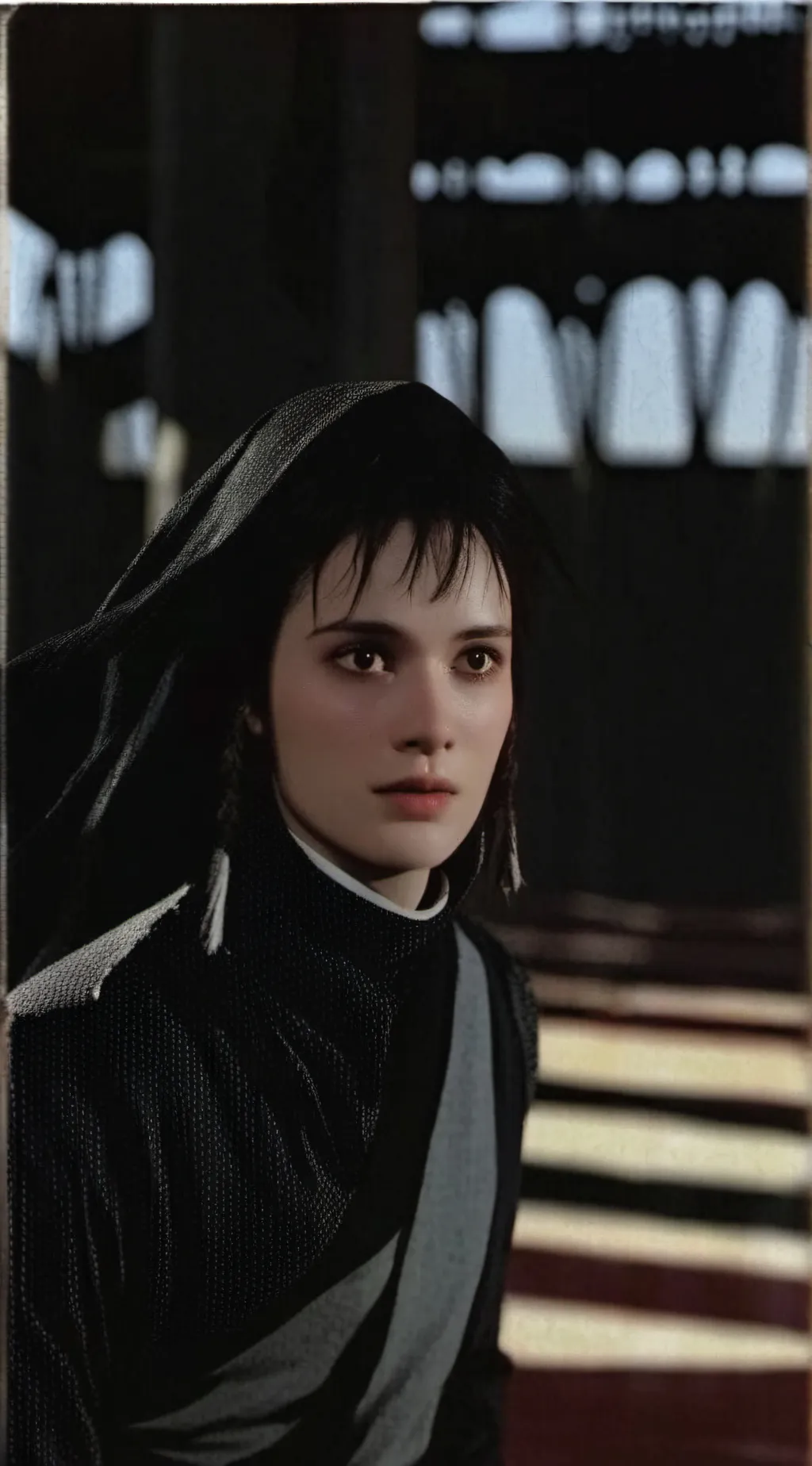 ai character: Lydia Deetz background
