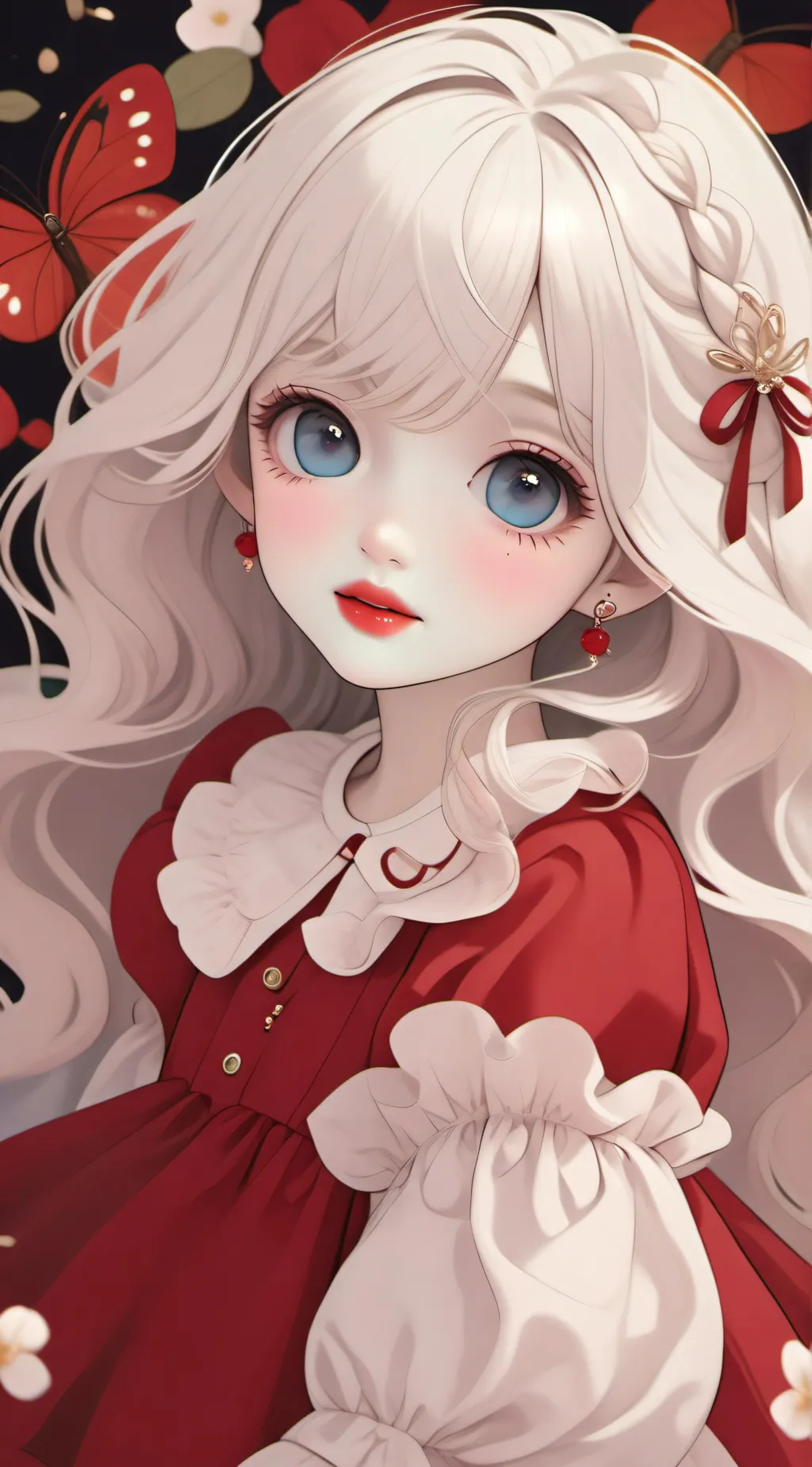 ai character: Lawender  background