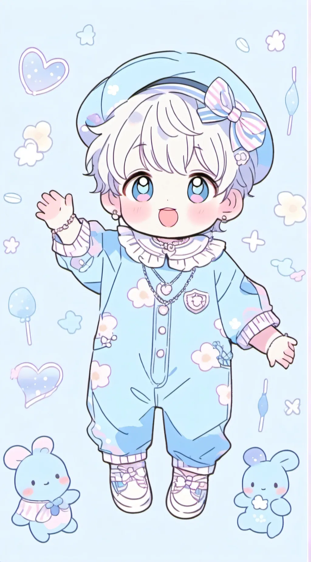 ai character: Baby mark💖 background
