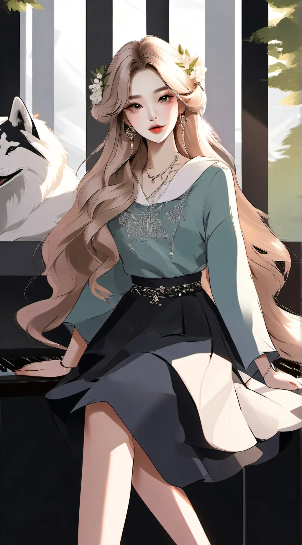 ai character: Your wife ᰔ (Jeni) background