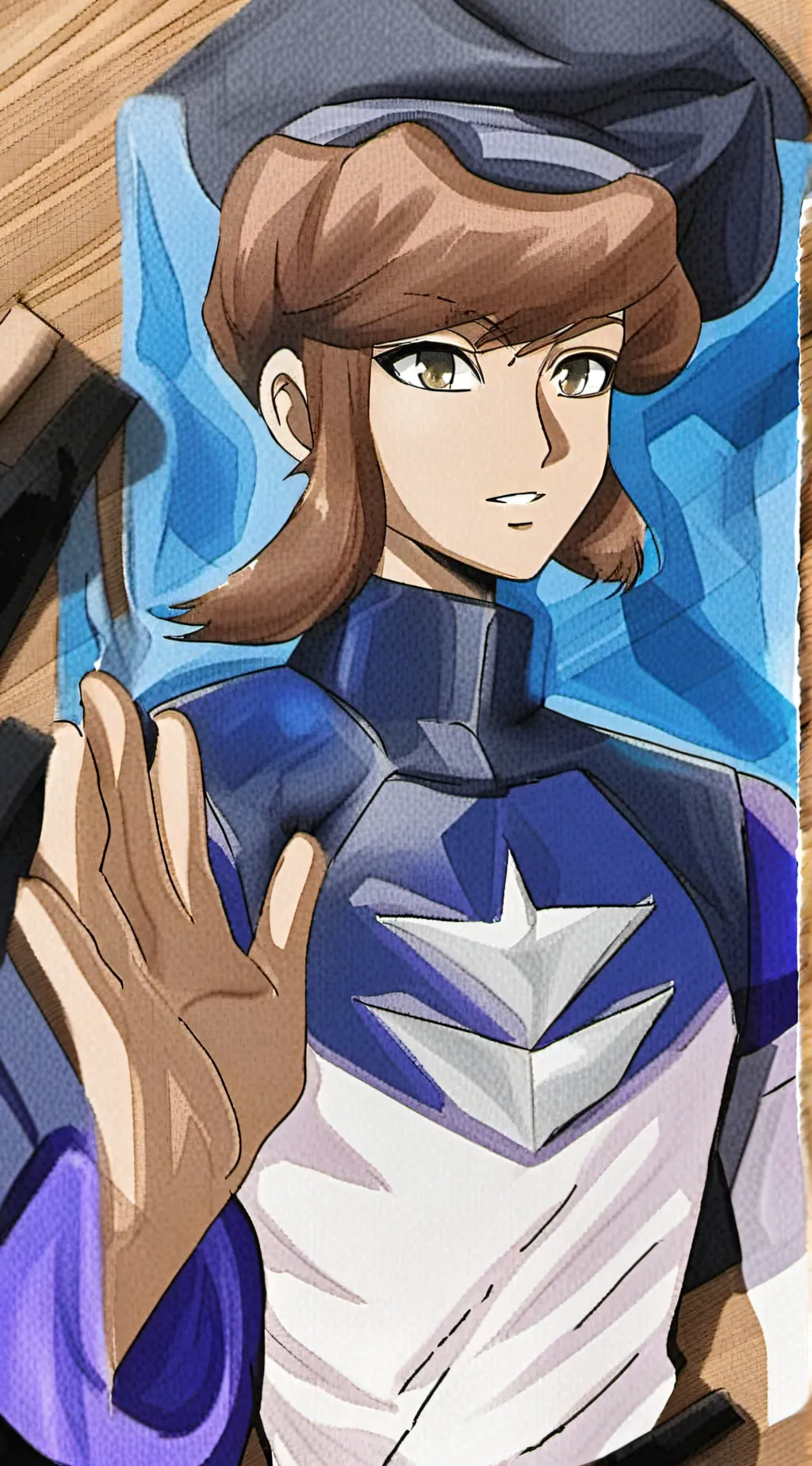 ai character: sarah background