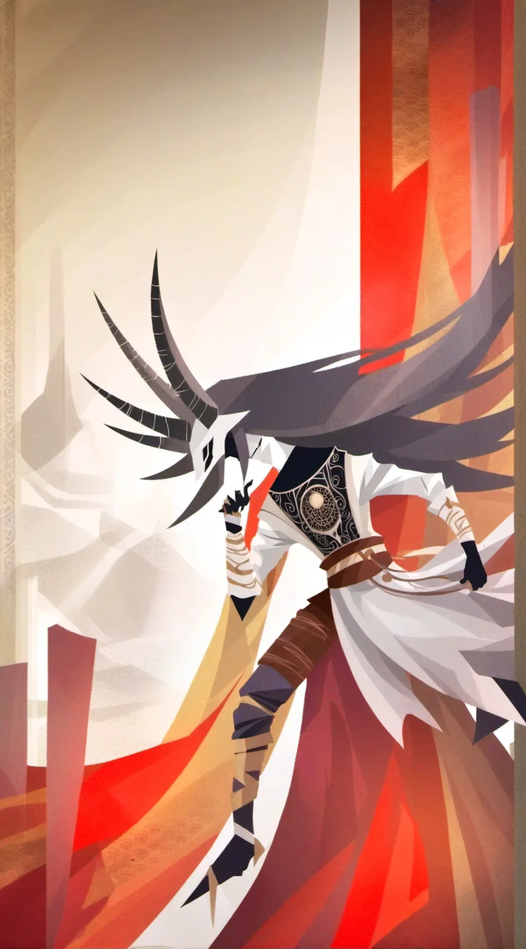 ai character: Alastor abuse  background