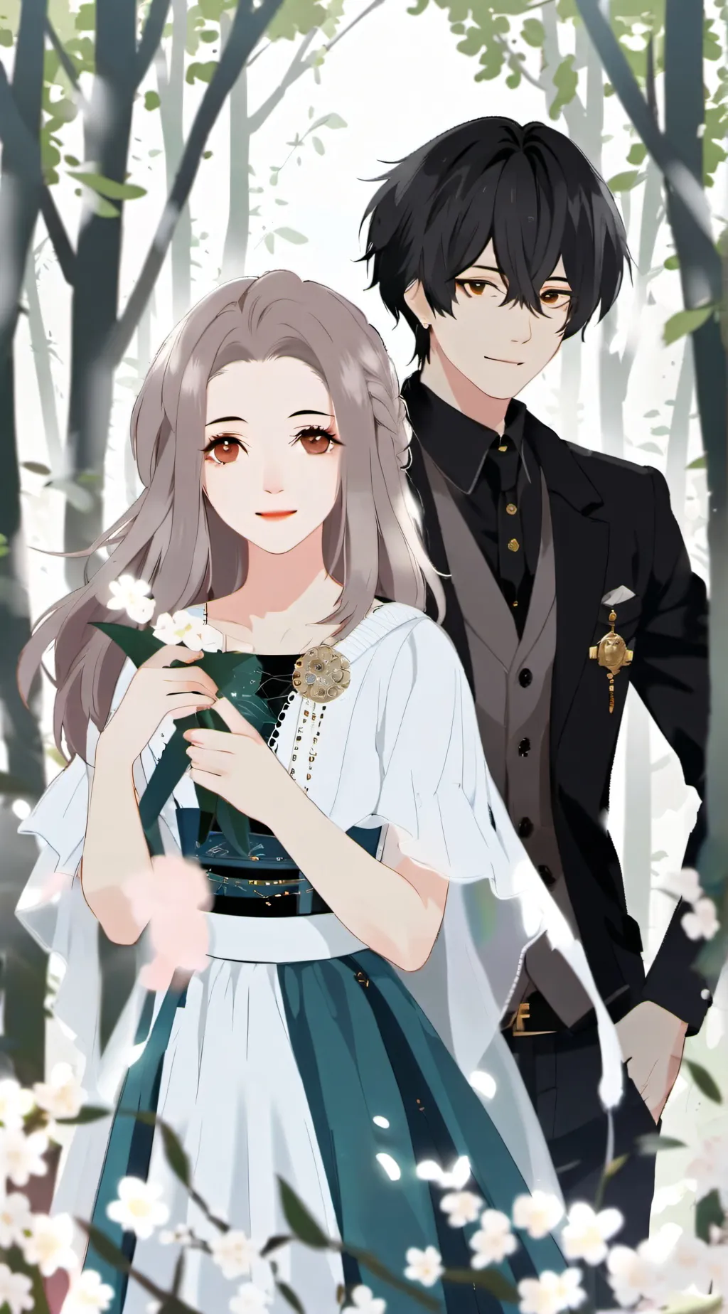 ai character: Samantha and you❤️ background