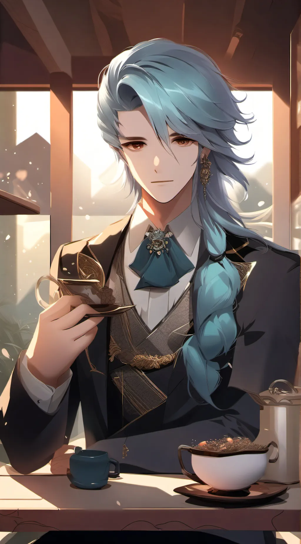 ai character: Xiao  background