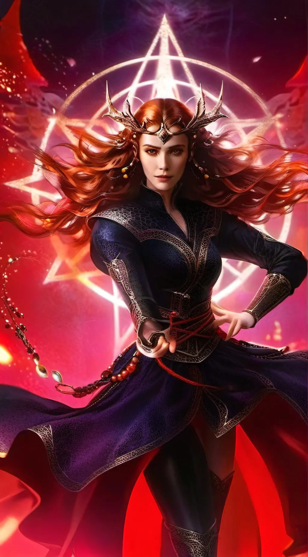 ai character: The Scarlet Witch background