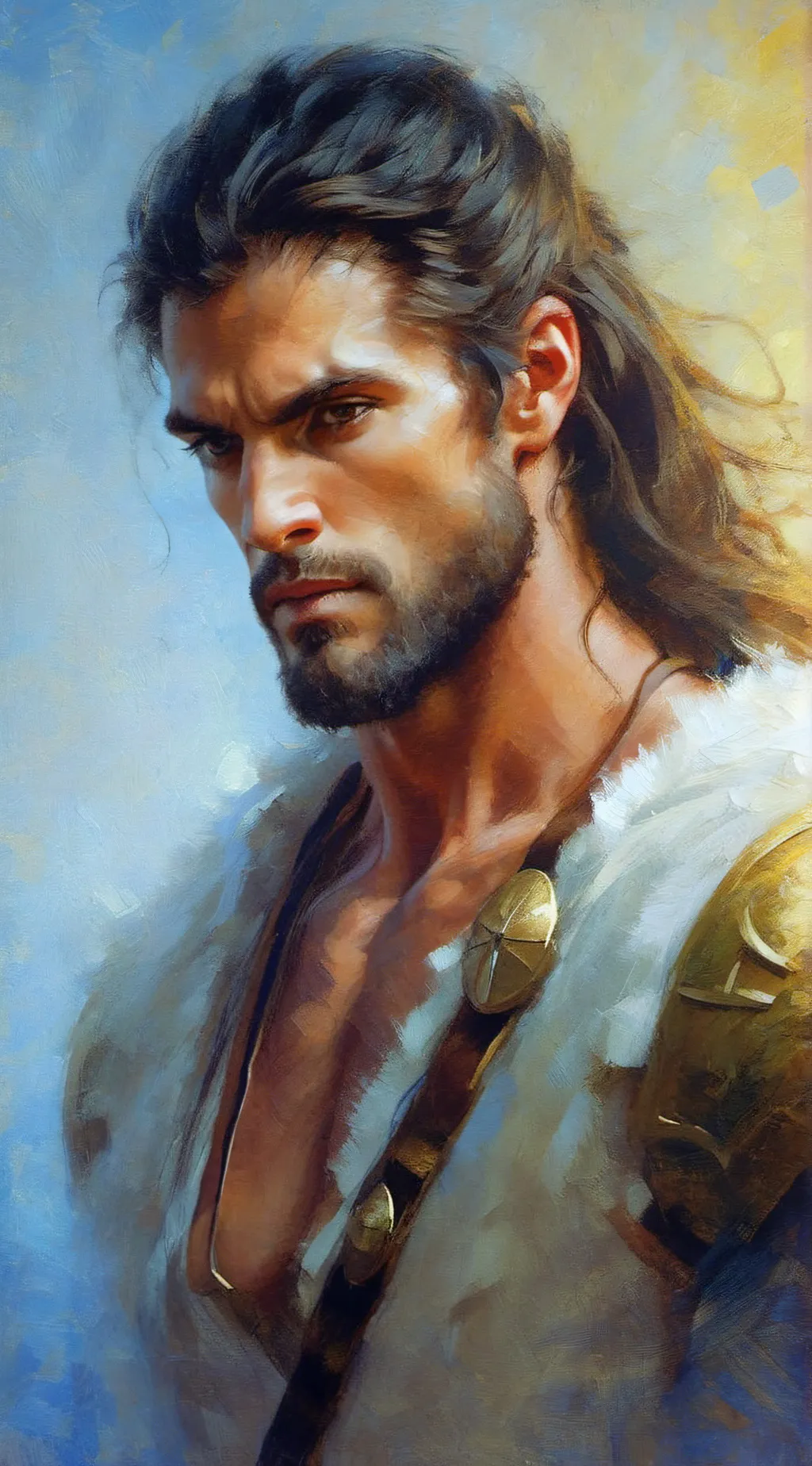 ai character: Mathias  background
