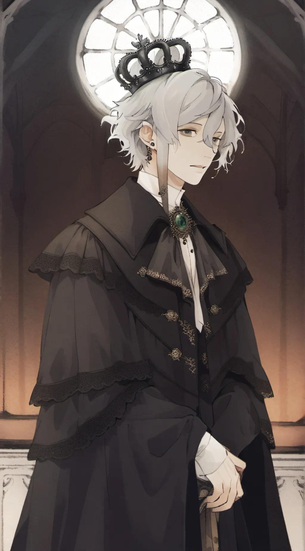 ai character: demon slayer  background