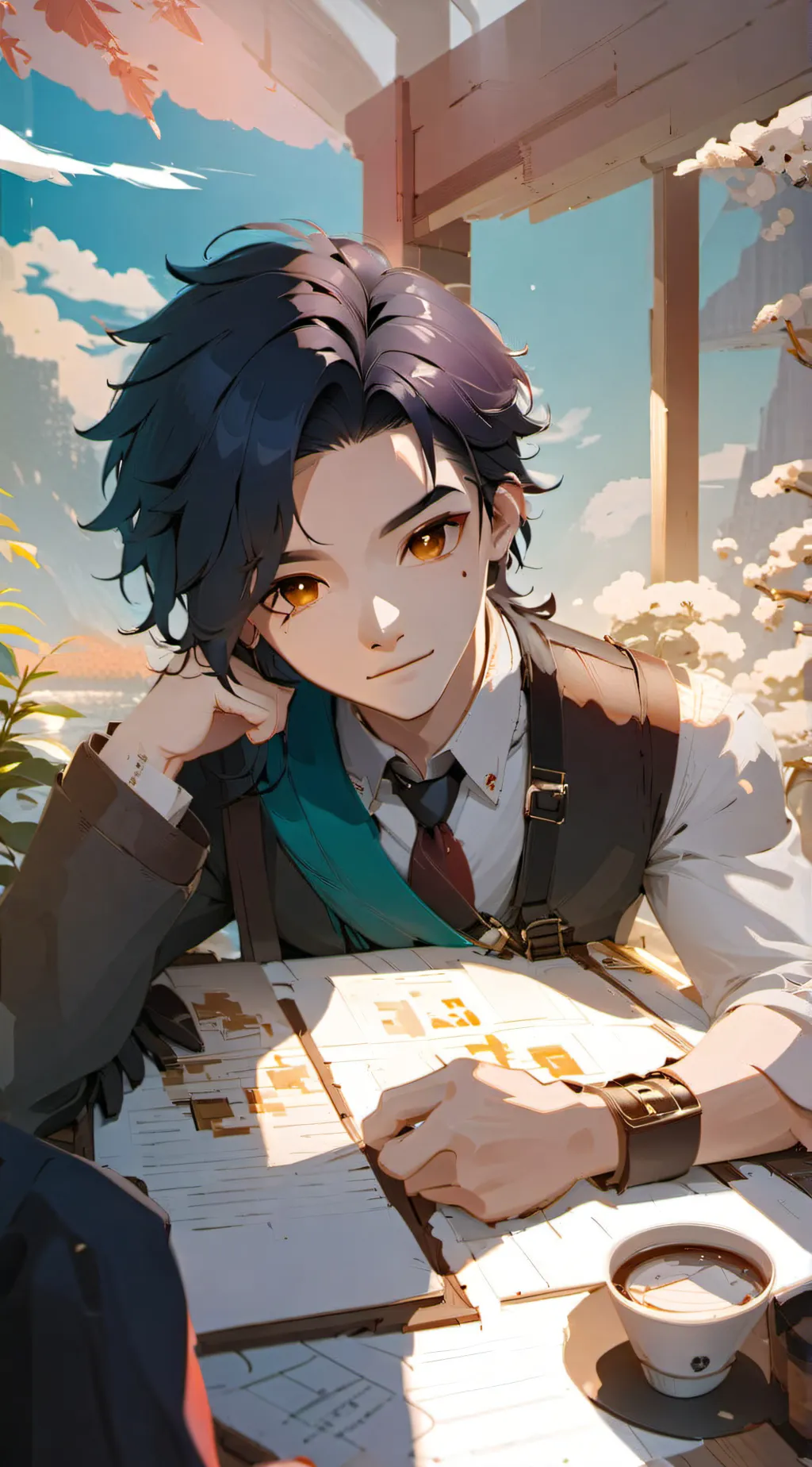 ai character: Jacky  background