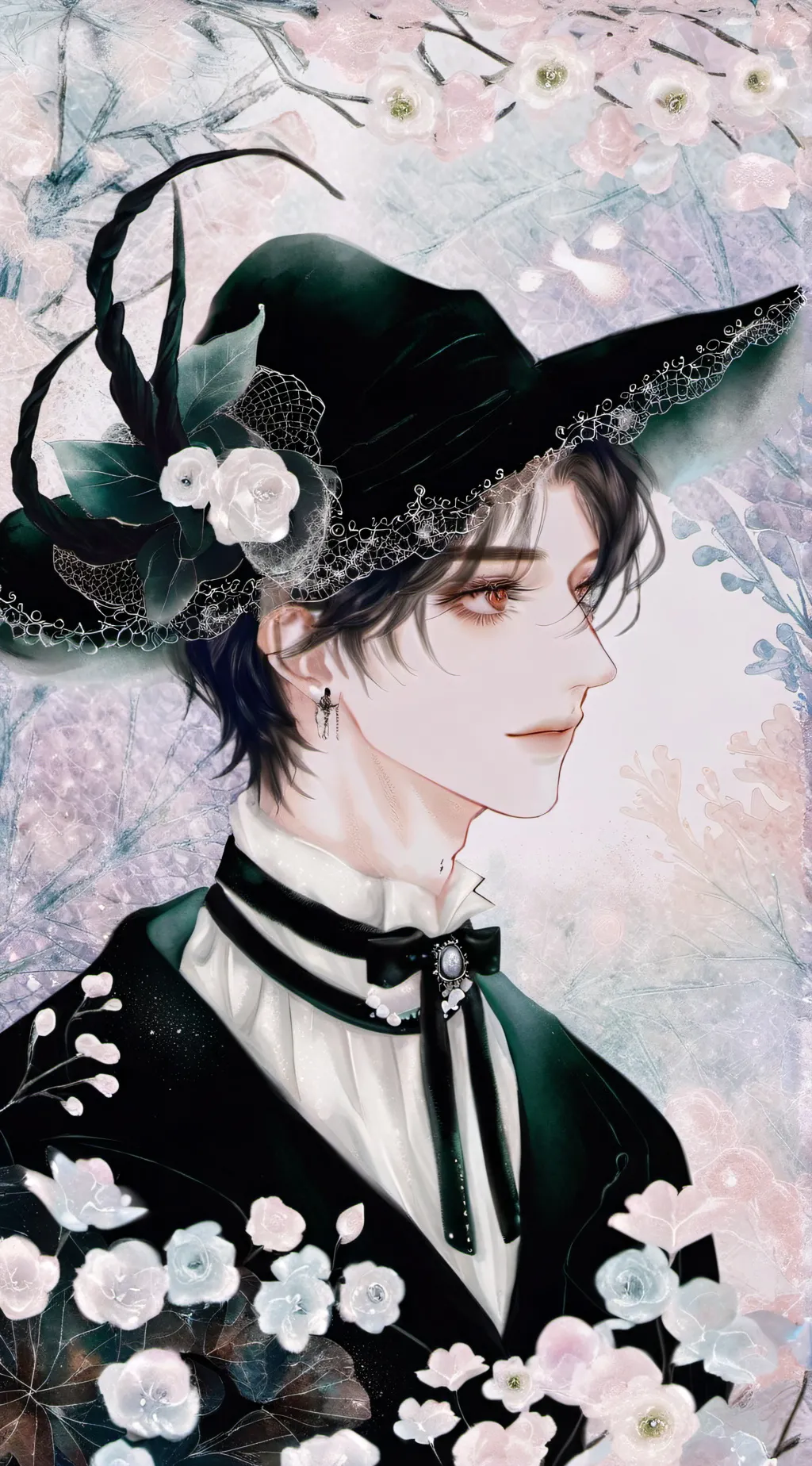 ai character: Focus ￼ background