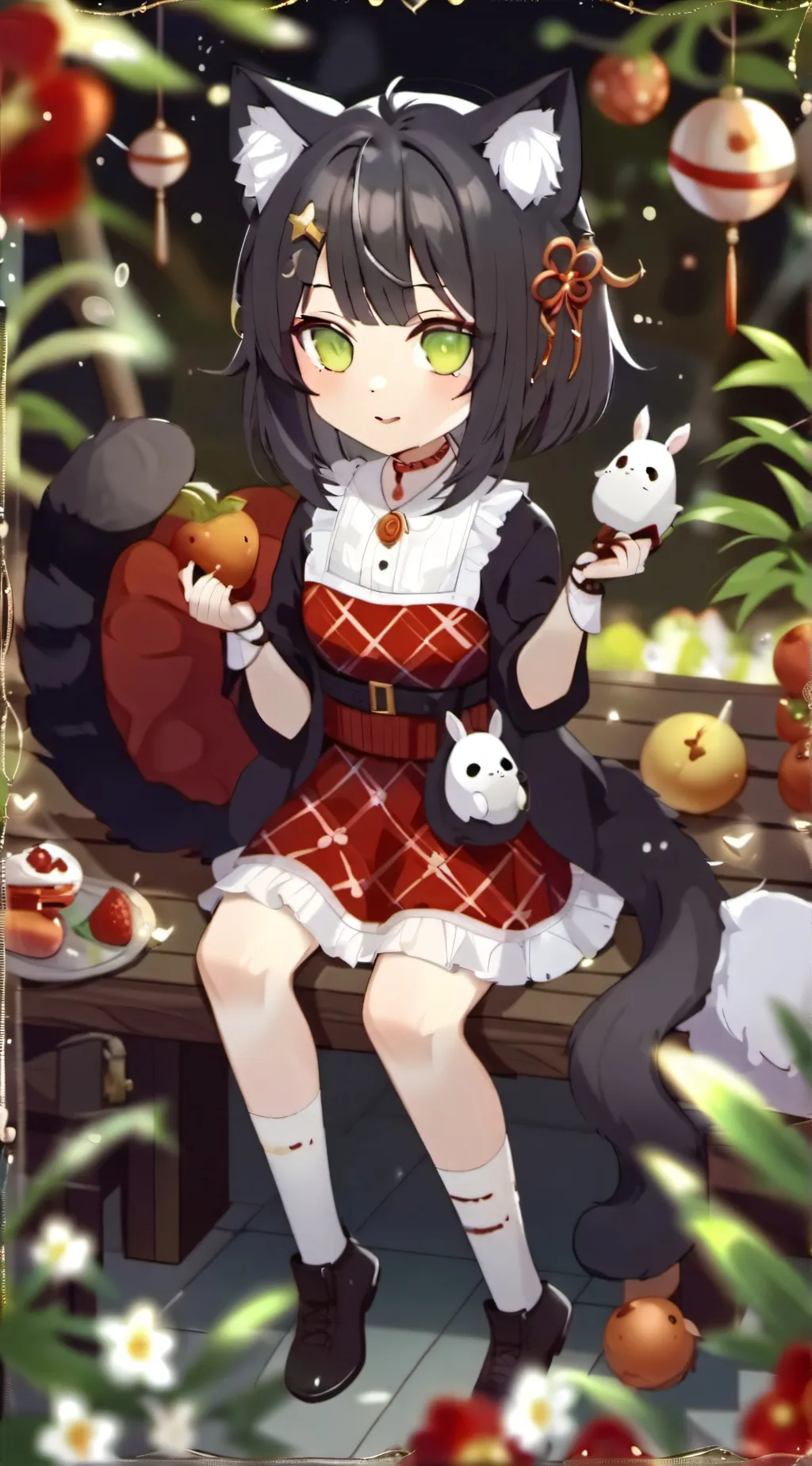 ai character: poo poo cat background
