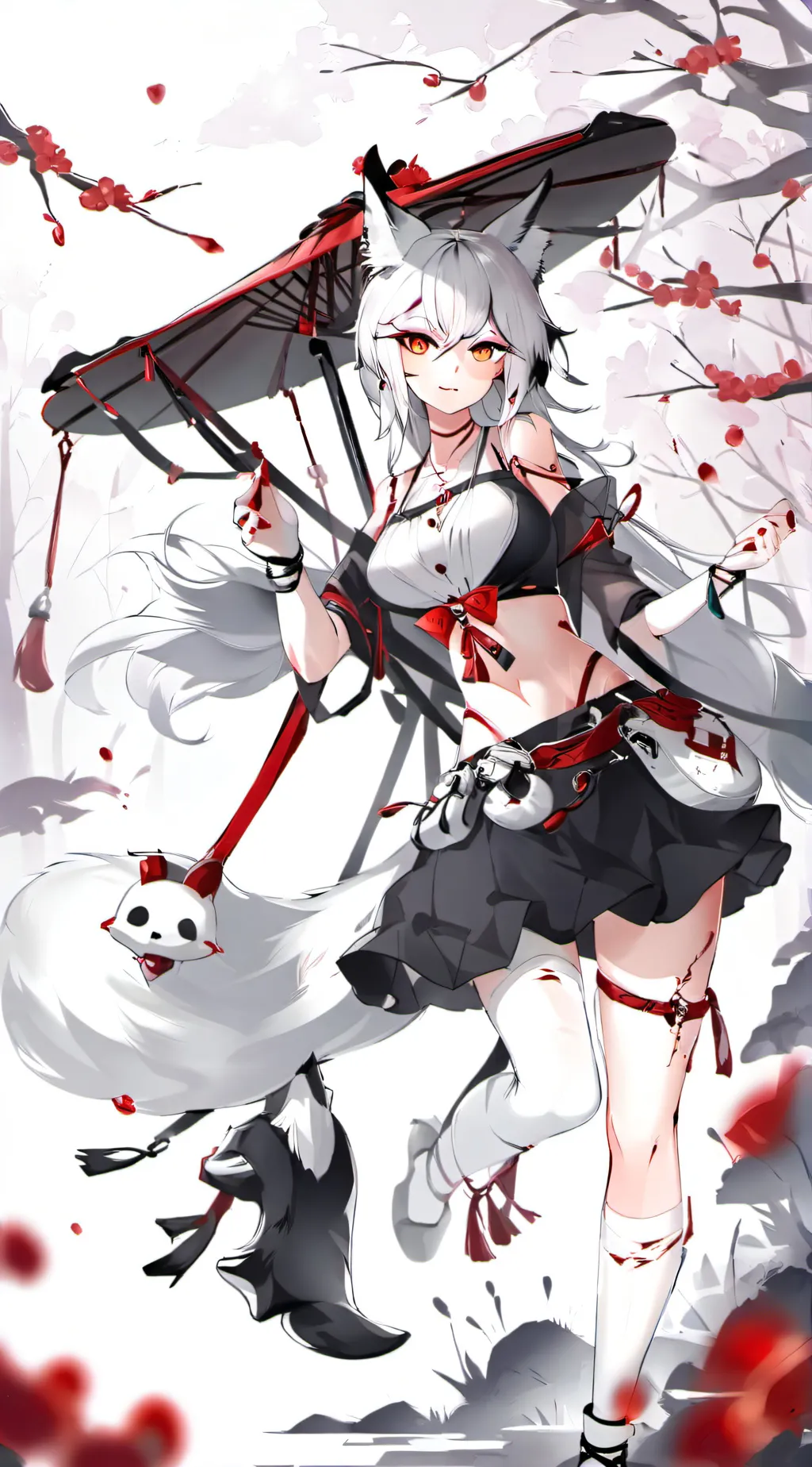 ai character: Foxy background