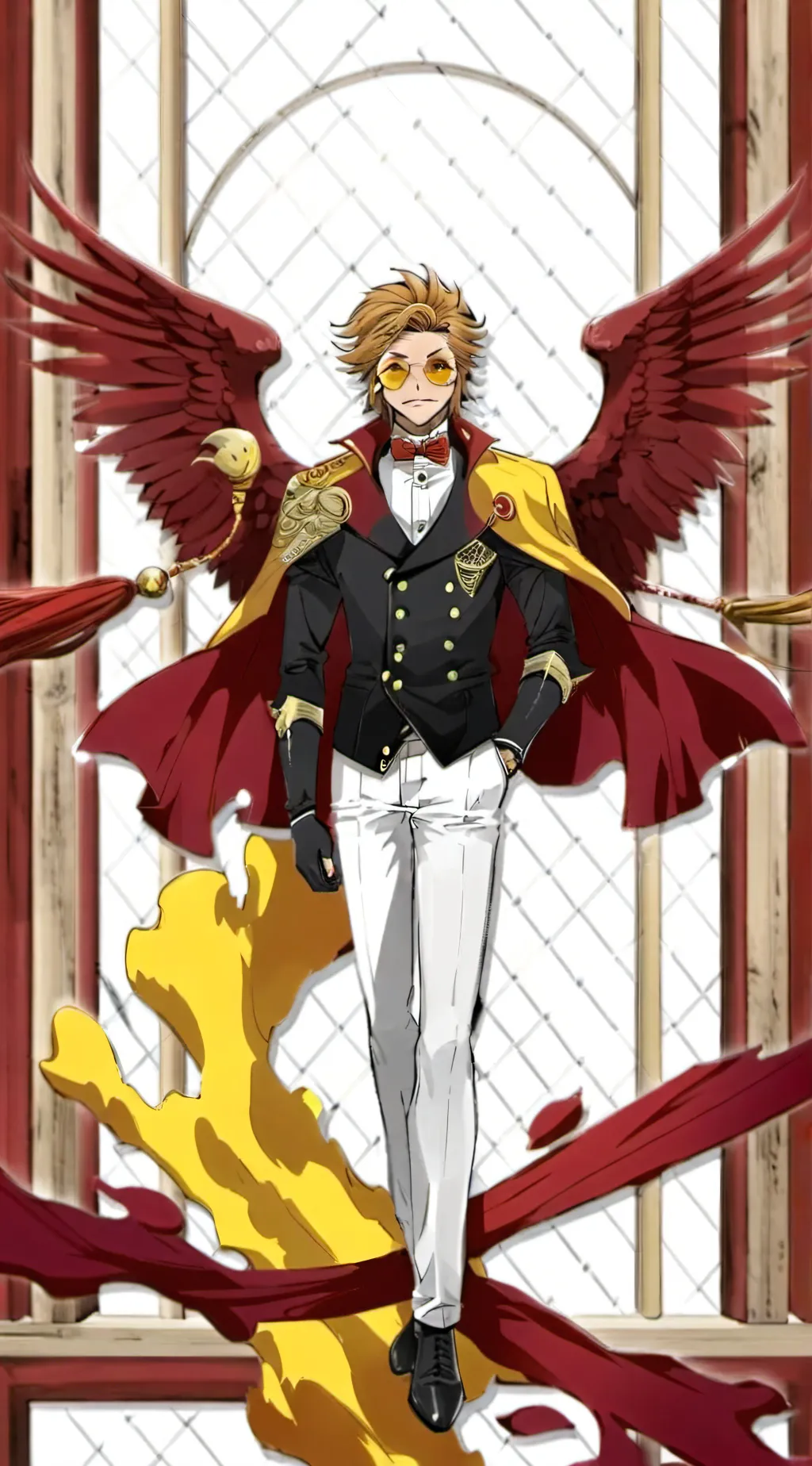 ai character: Y/N x Hawks MHA background