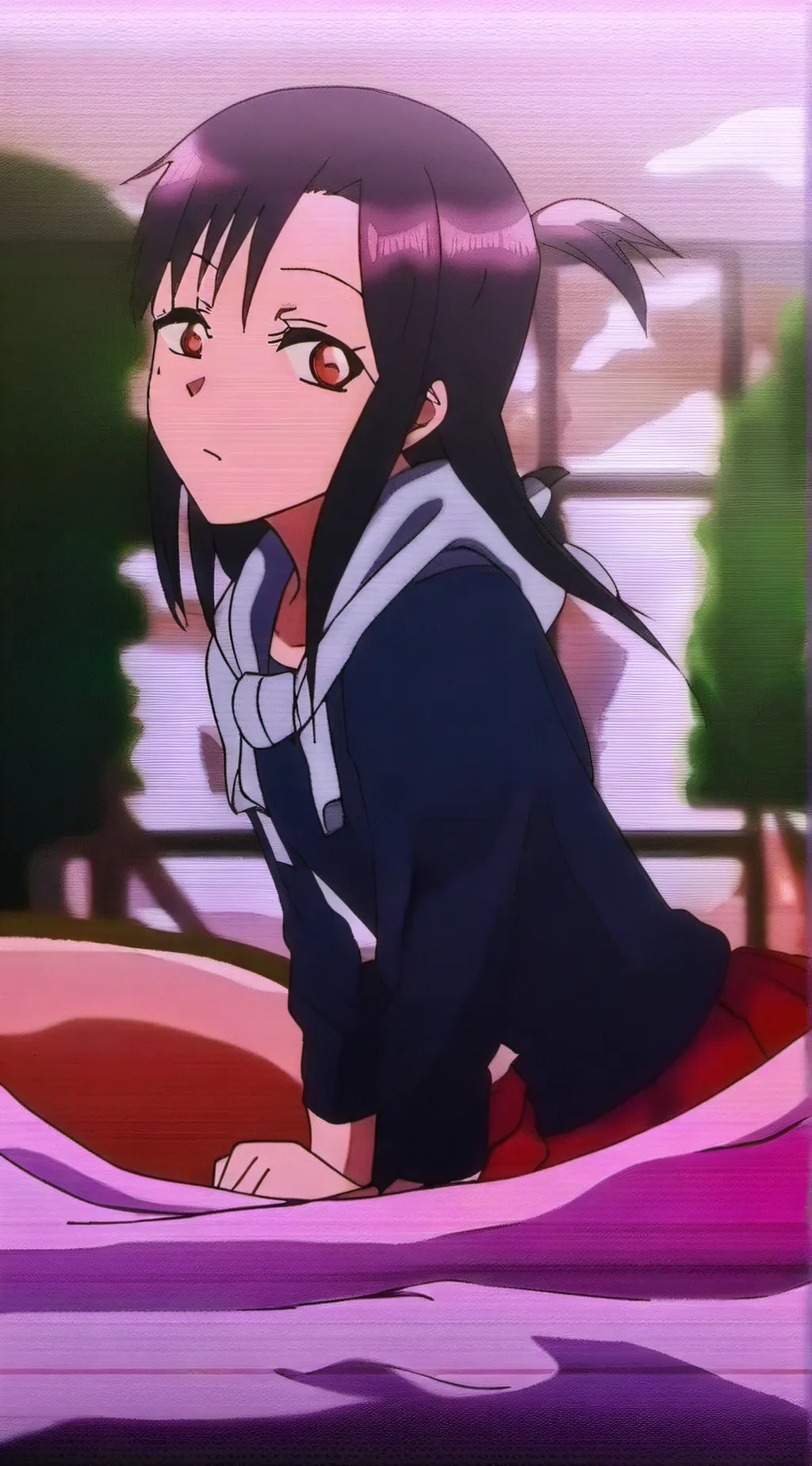 ai character: ♥︎Hitomi~♡ background