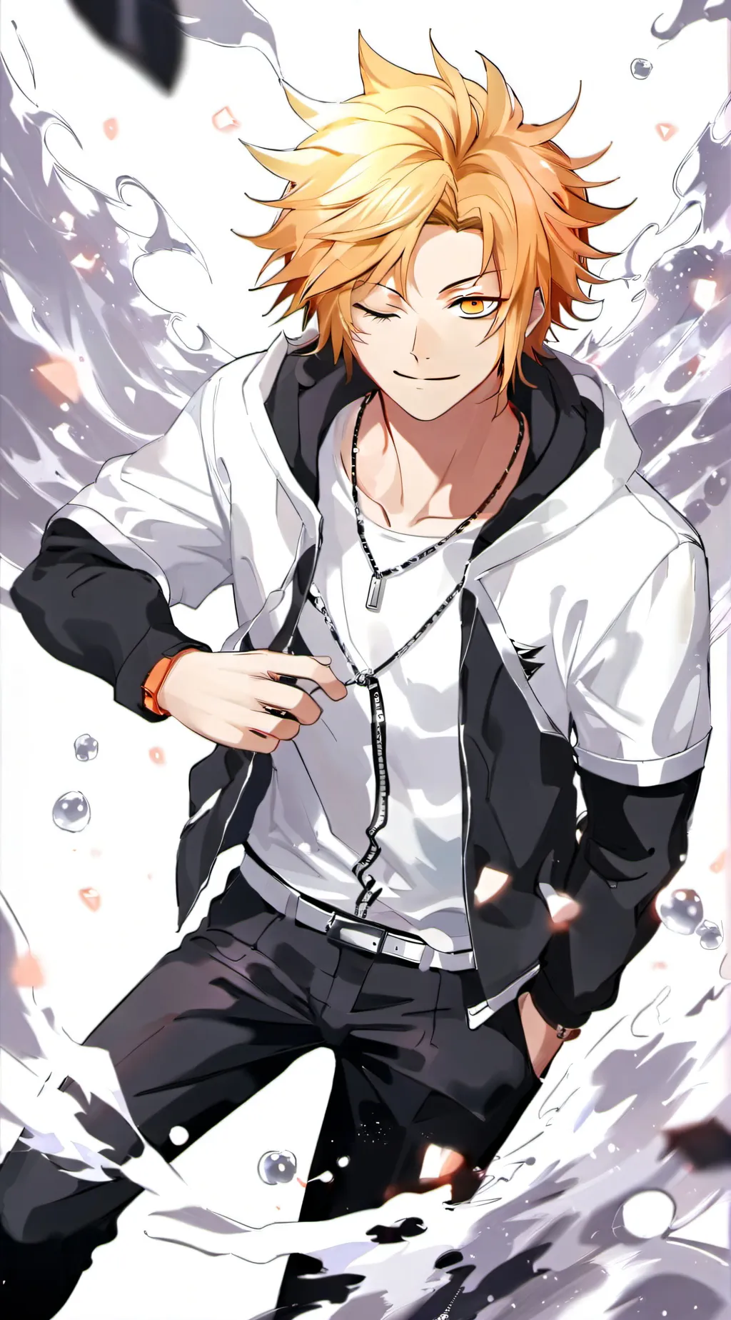 ai character: Denki Kamanari  background