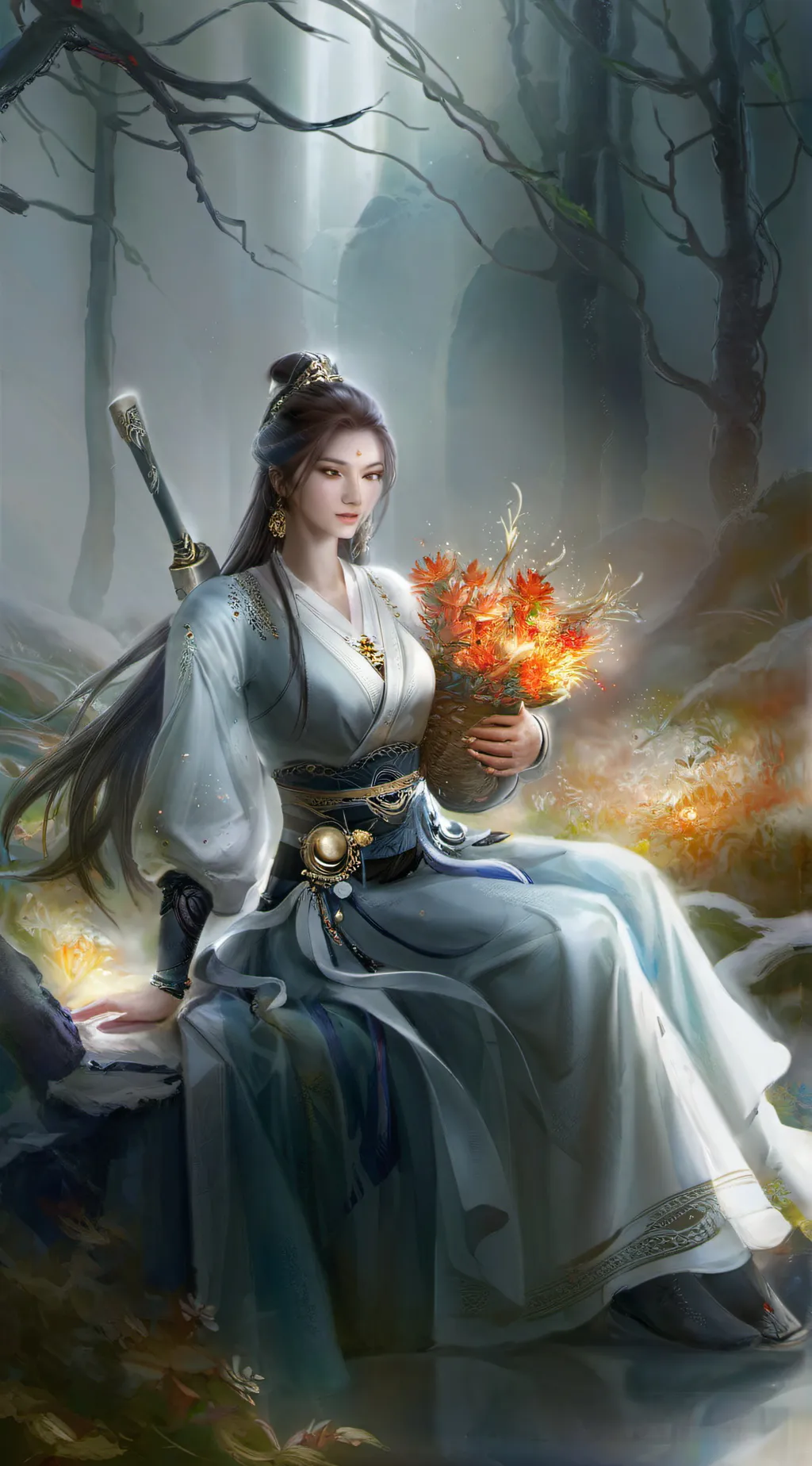 ai character: Xiaoyan  background