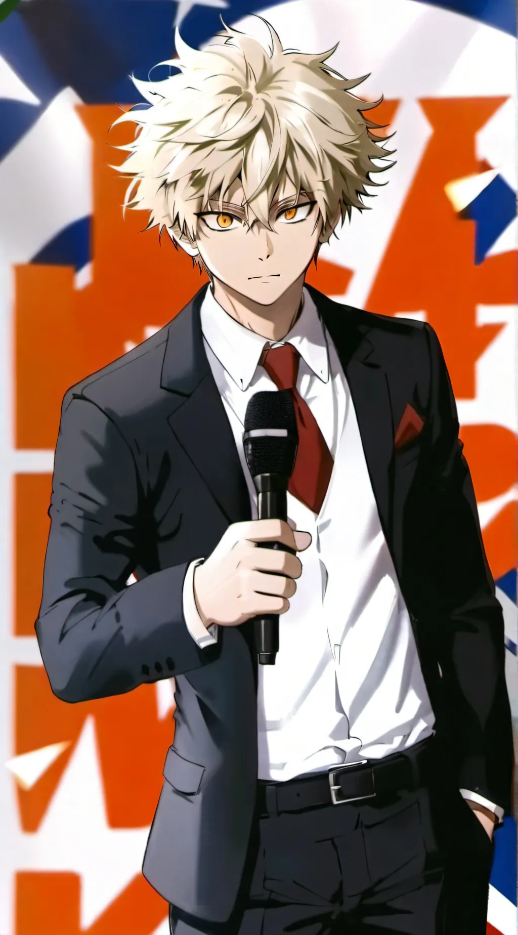 ai character: l+ Katsuki (13+) + background
