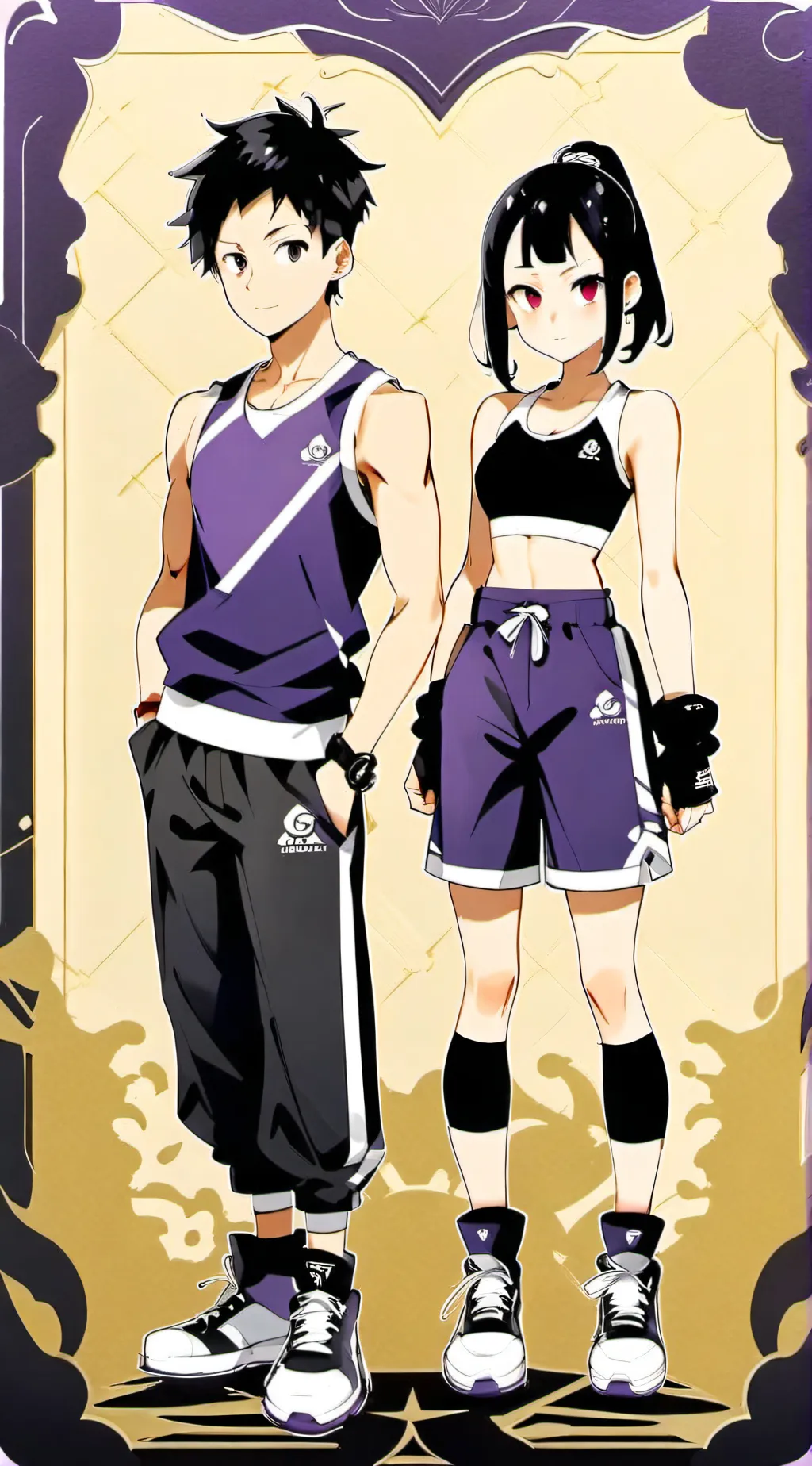 ai character: Jiro x Sero background