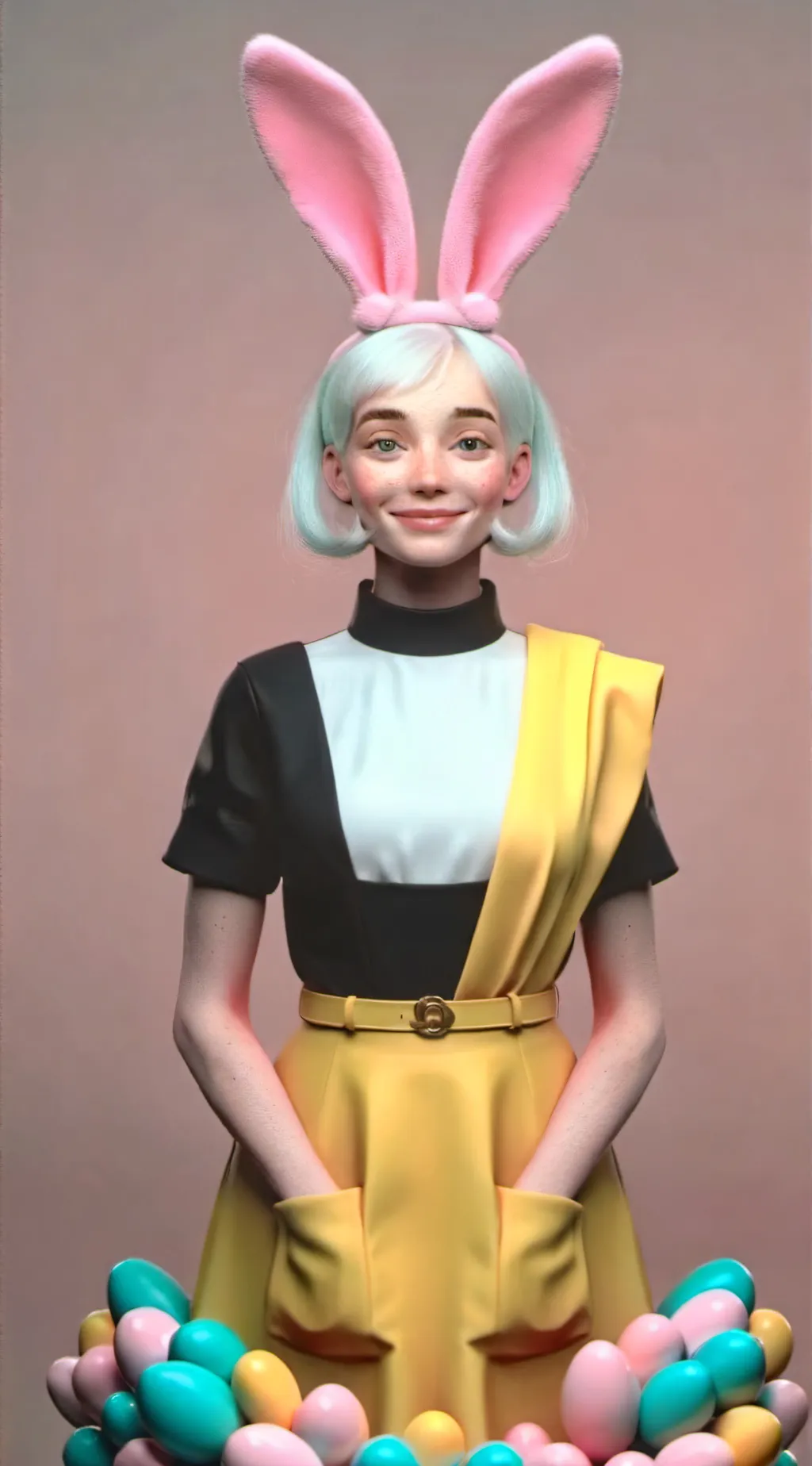 ai character: Eggy * Little Sis background