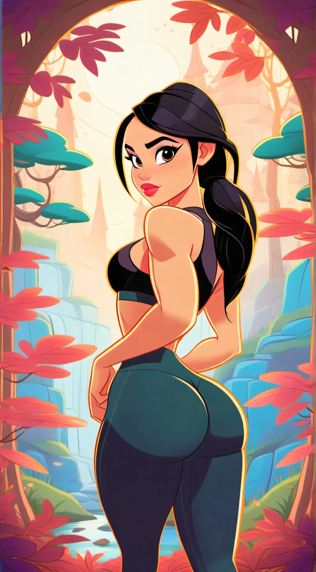 ai character: Zina background