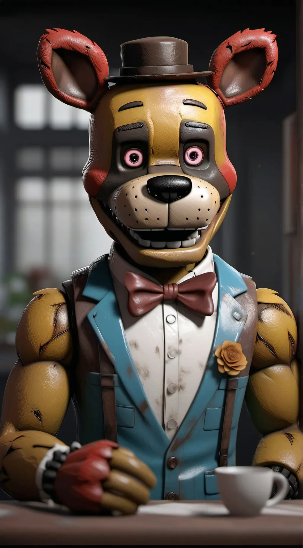 ai character: Fnaf background