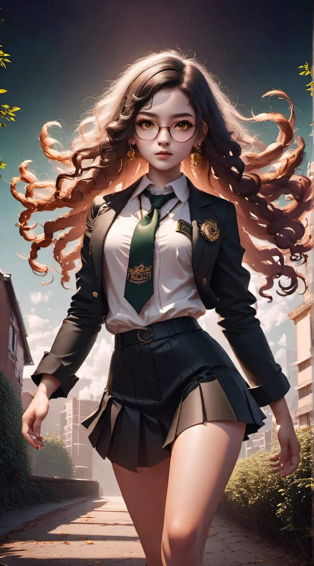 ai character: olivia background