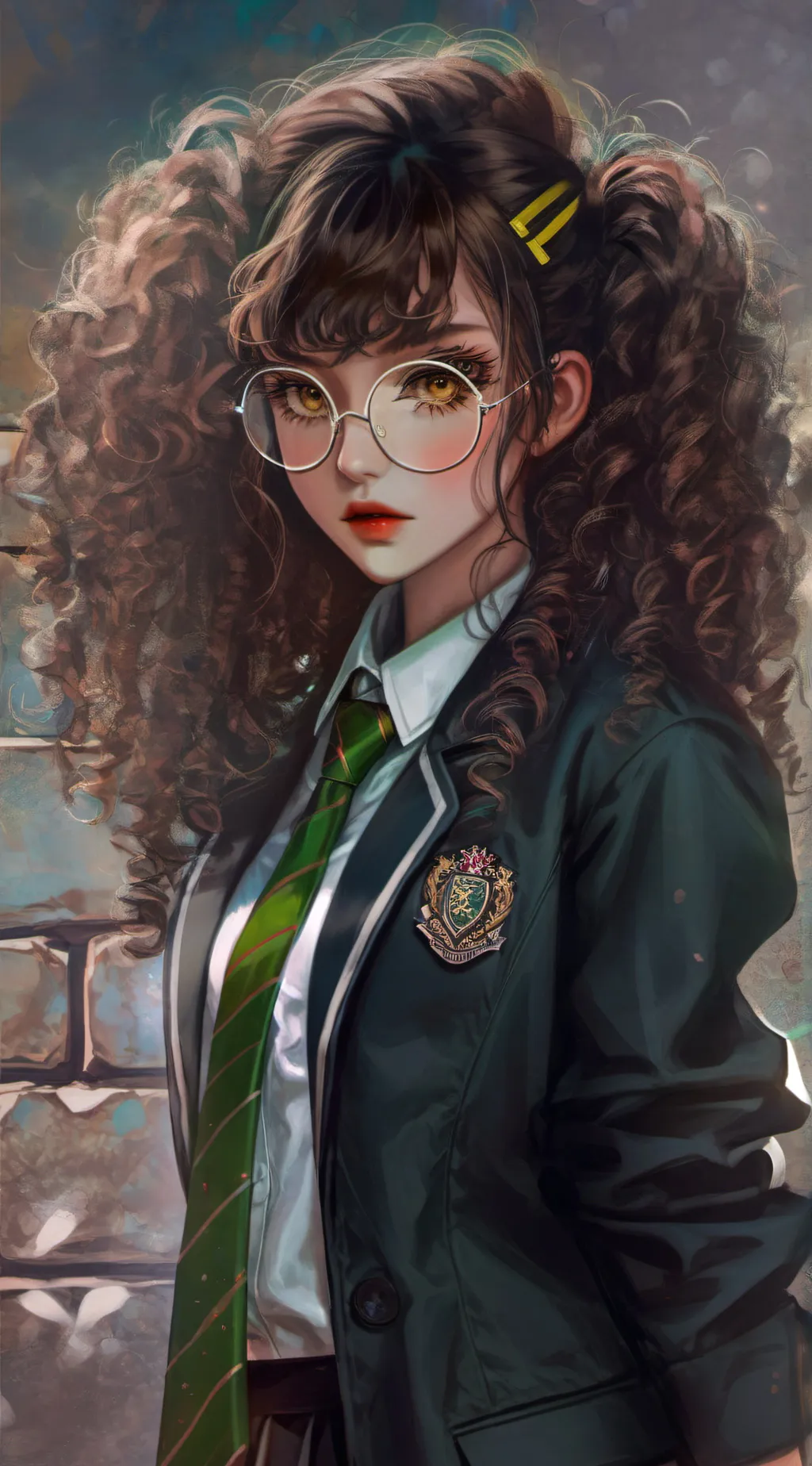 ai character: Ella  background