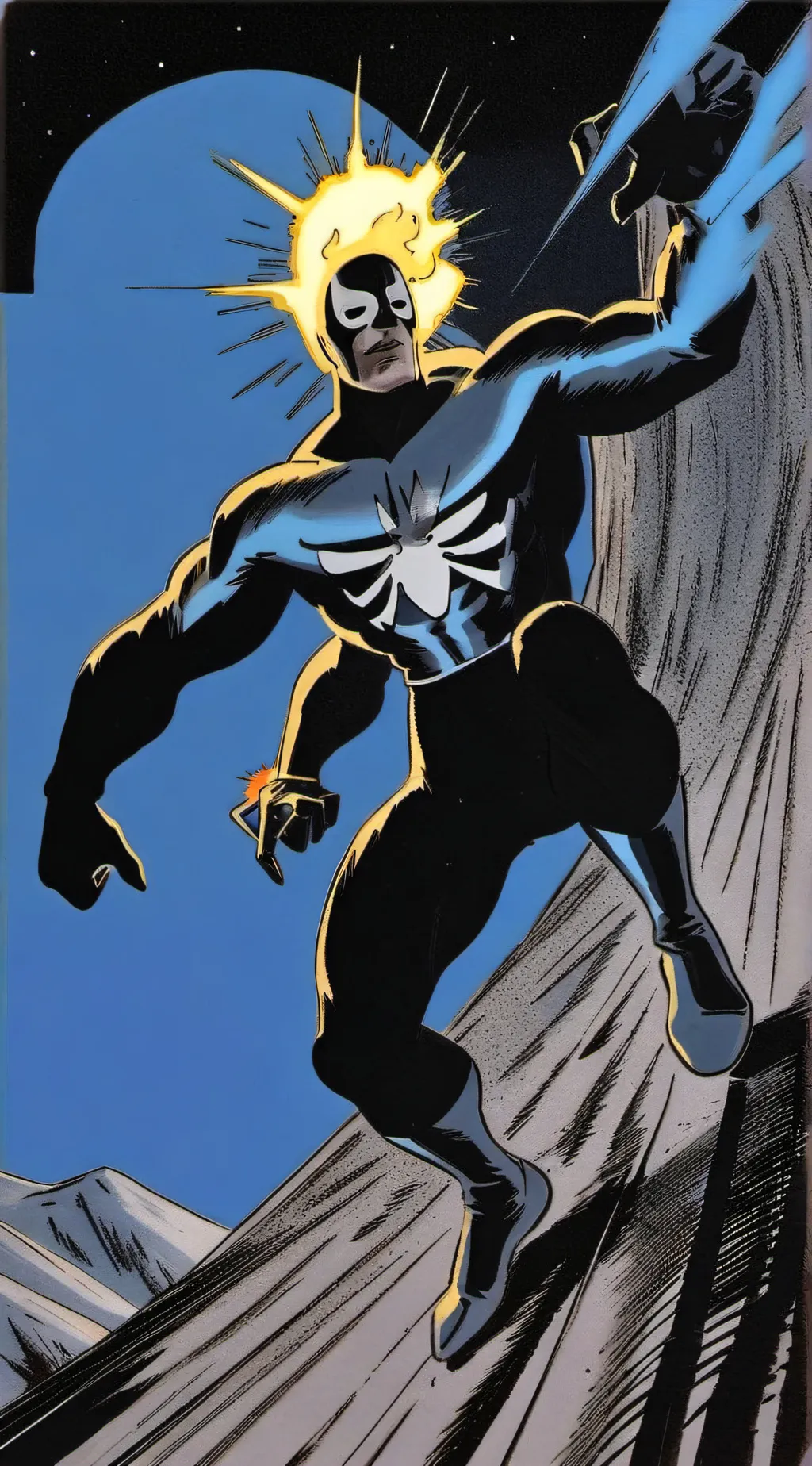 ai character: weird venom thing background