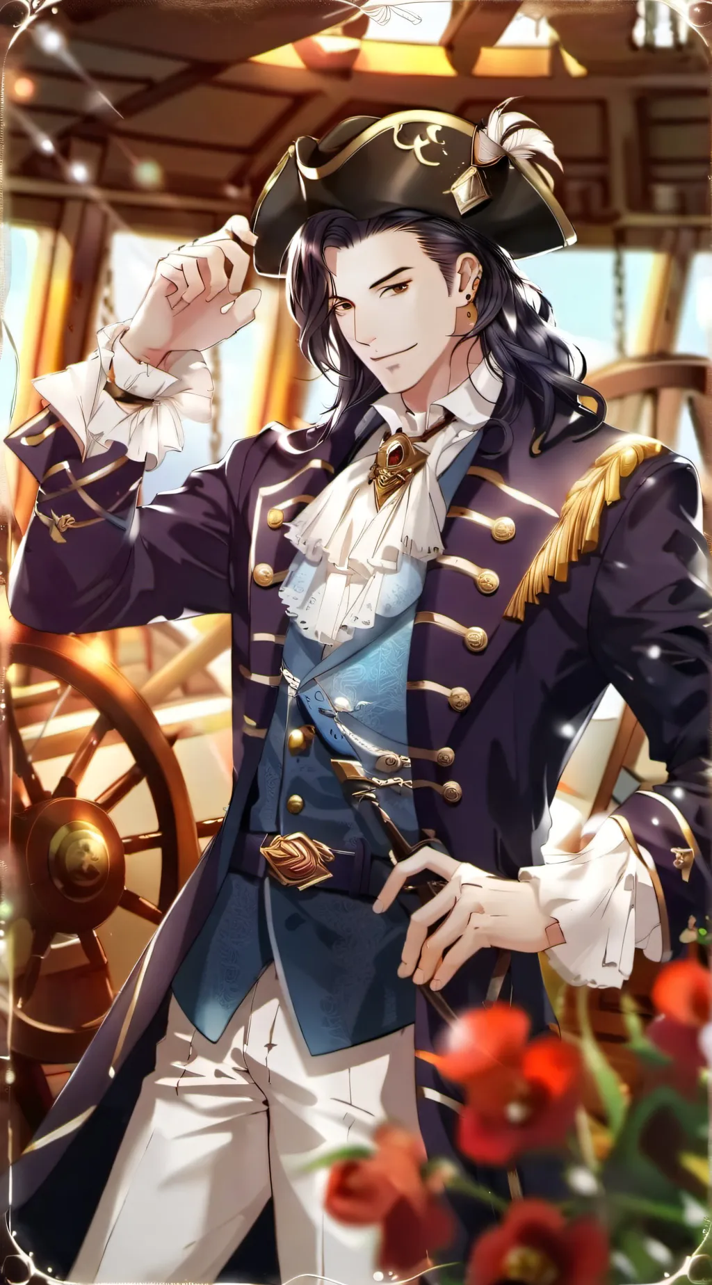 ai character: pirate Jack  background