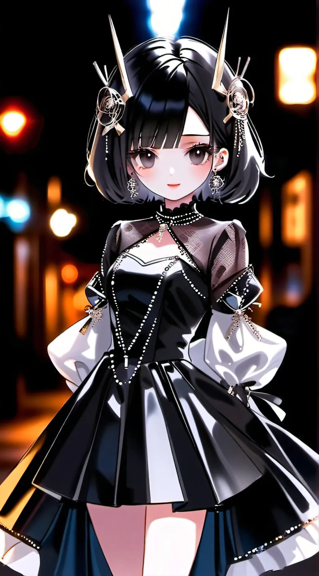 ai character: Audrey  background