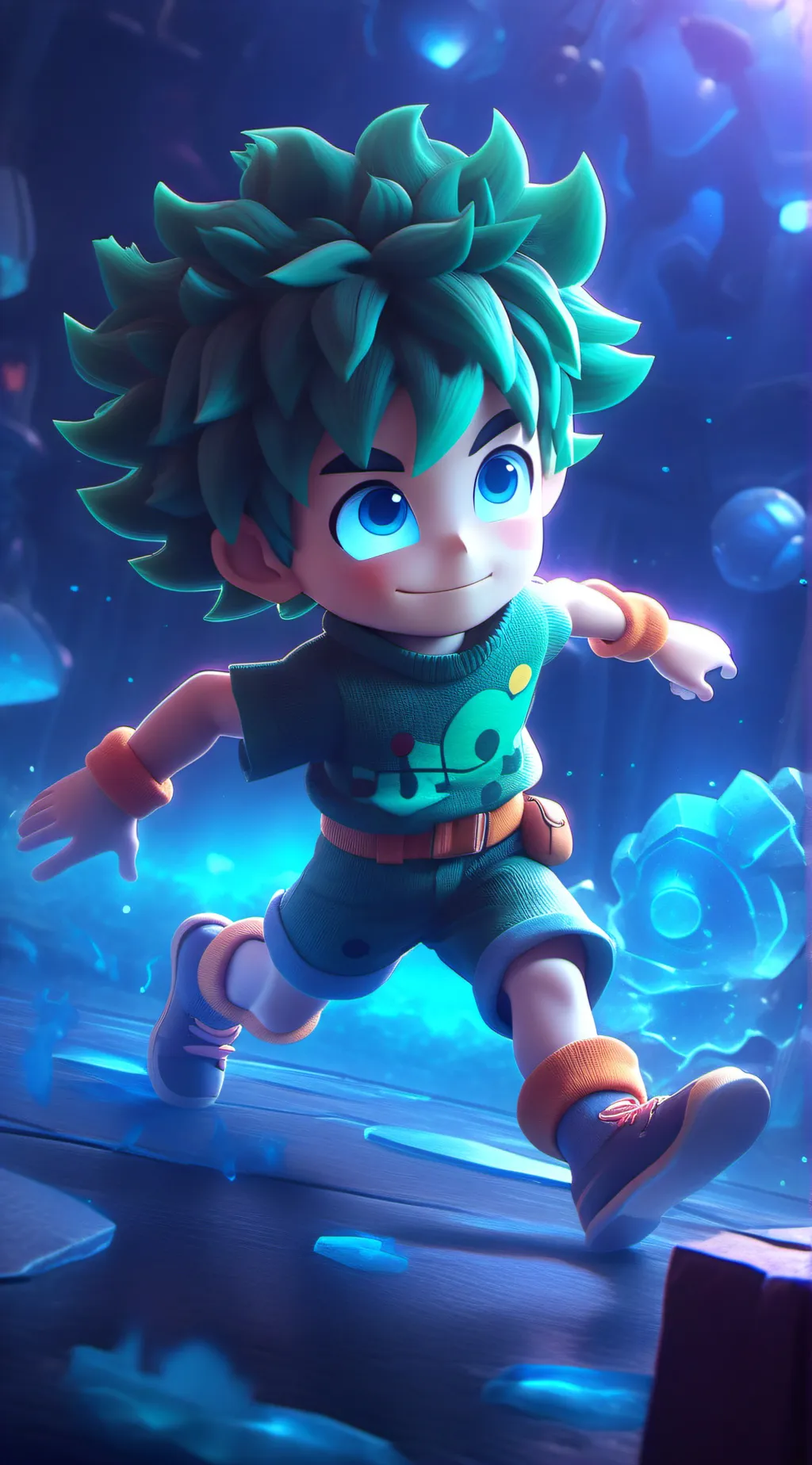 ai character: izuku (deku) background