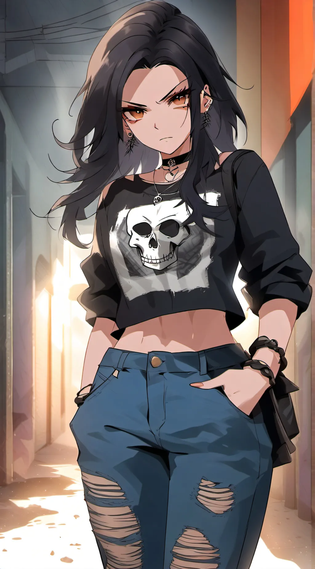 ai character: Antoinette Hoskins background