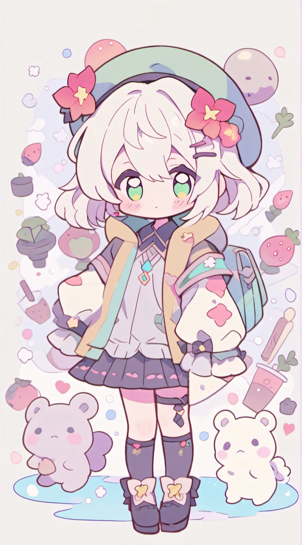 ai character: Tickle MHA background