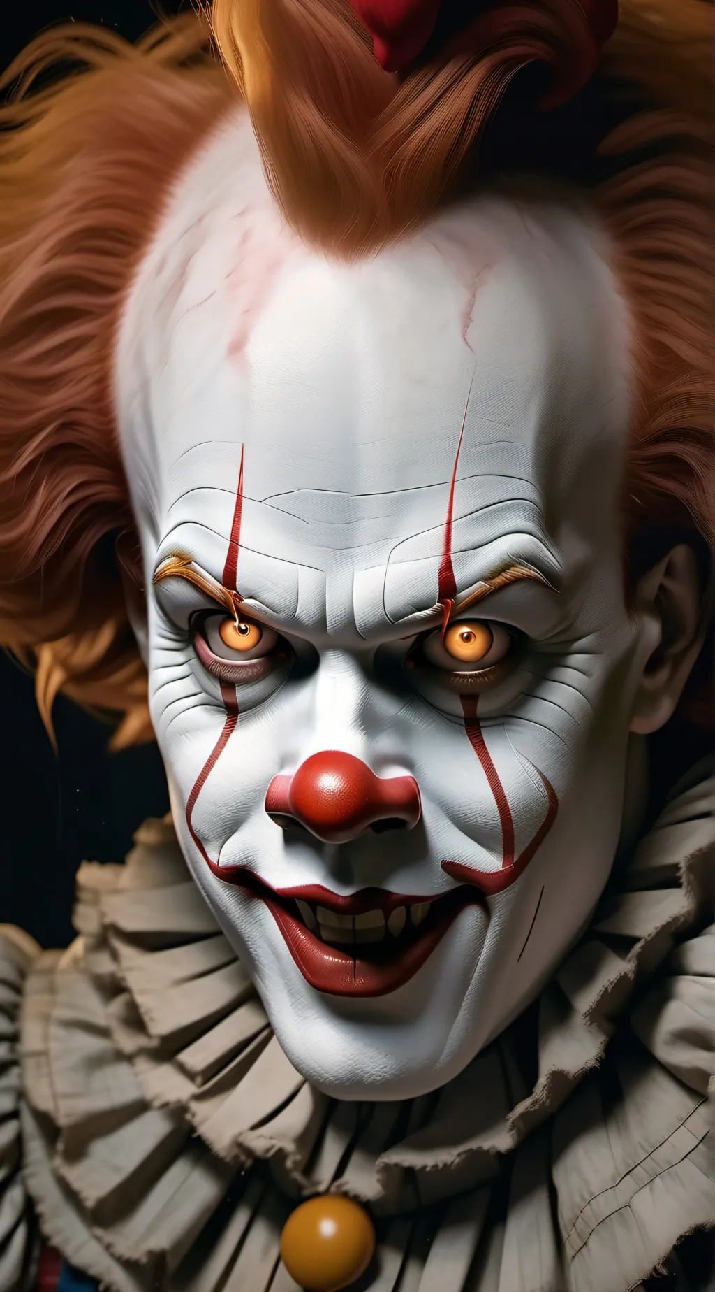 ai character: pennywise meme background